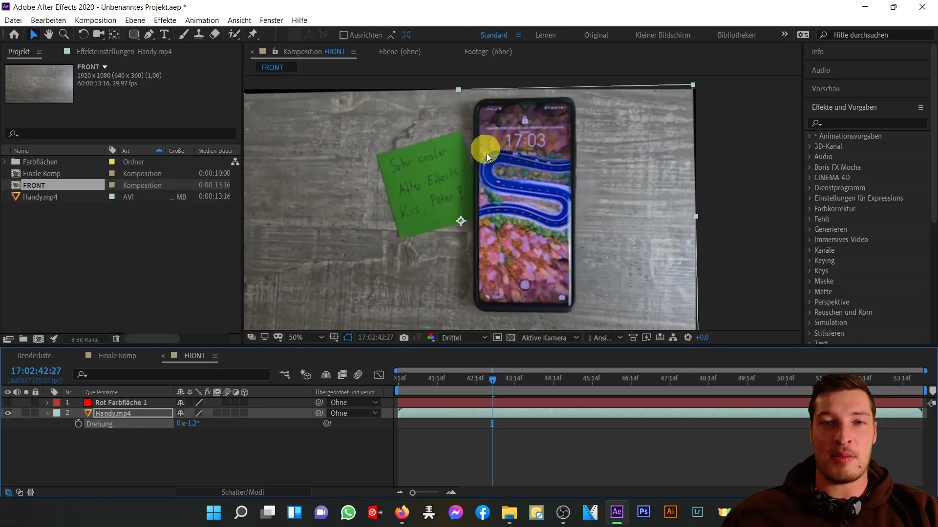 Membuat ponsel 3D di After Effects: Panduan untuk tampilan depan Membuat ponsel 3D di After Effects: Panduan untuk tampilan depan
