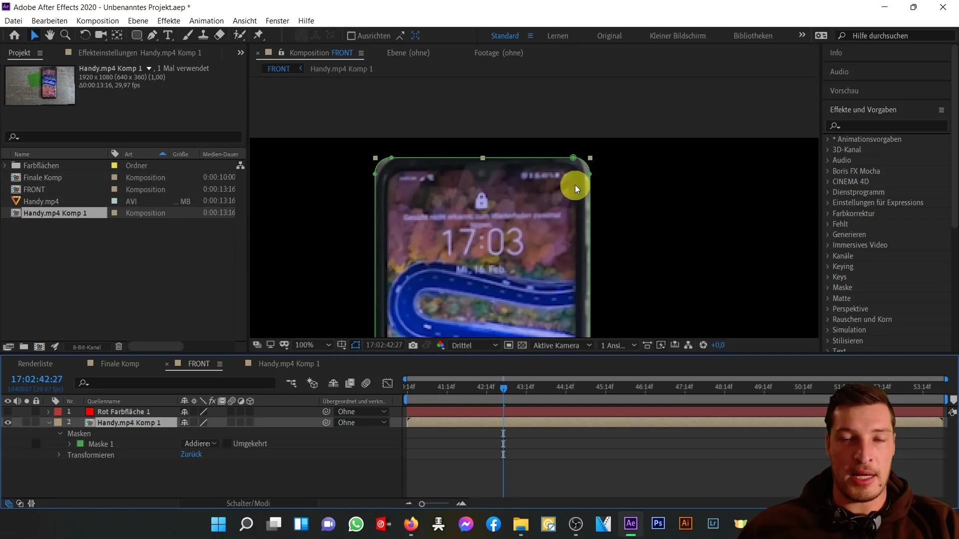 Membuat ponsel 3D di After Effects: Panduan untuk tampilan depan Membuat ponsel 3D di After Effects: Panduan untuk tampilan depan
