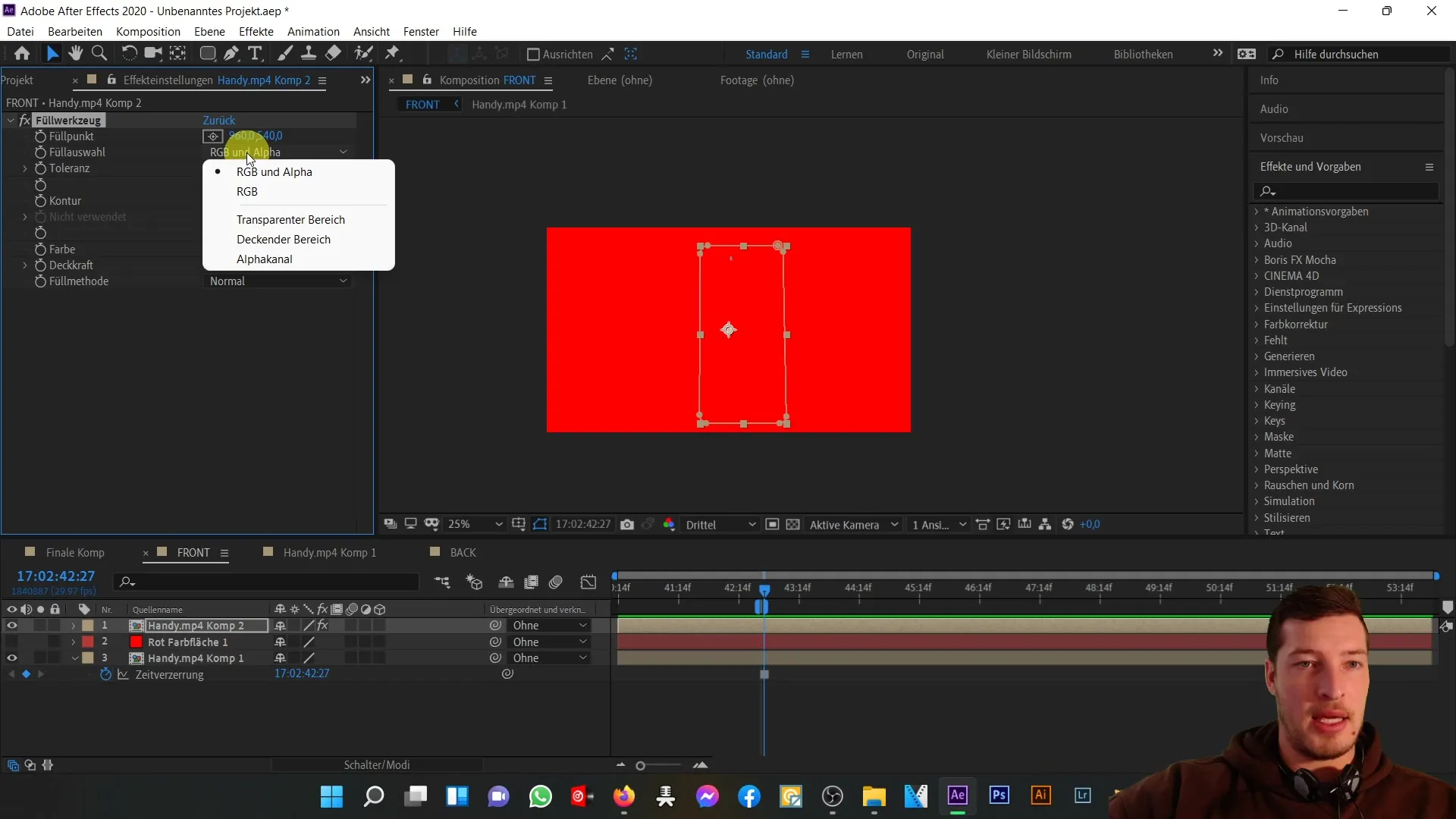 Penyesuaian sempurna antara bagian depan dan belakang ponsel 3D di After Effects Penyelarasan yang sempurna antara bagian depan dan belakang ponsel 3D dalam After Effects
