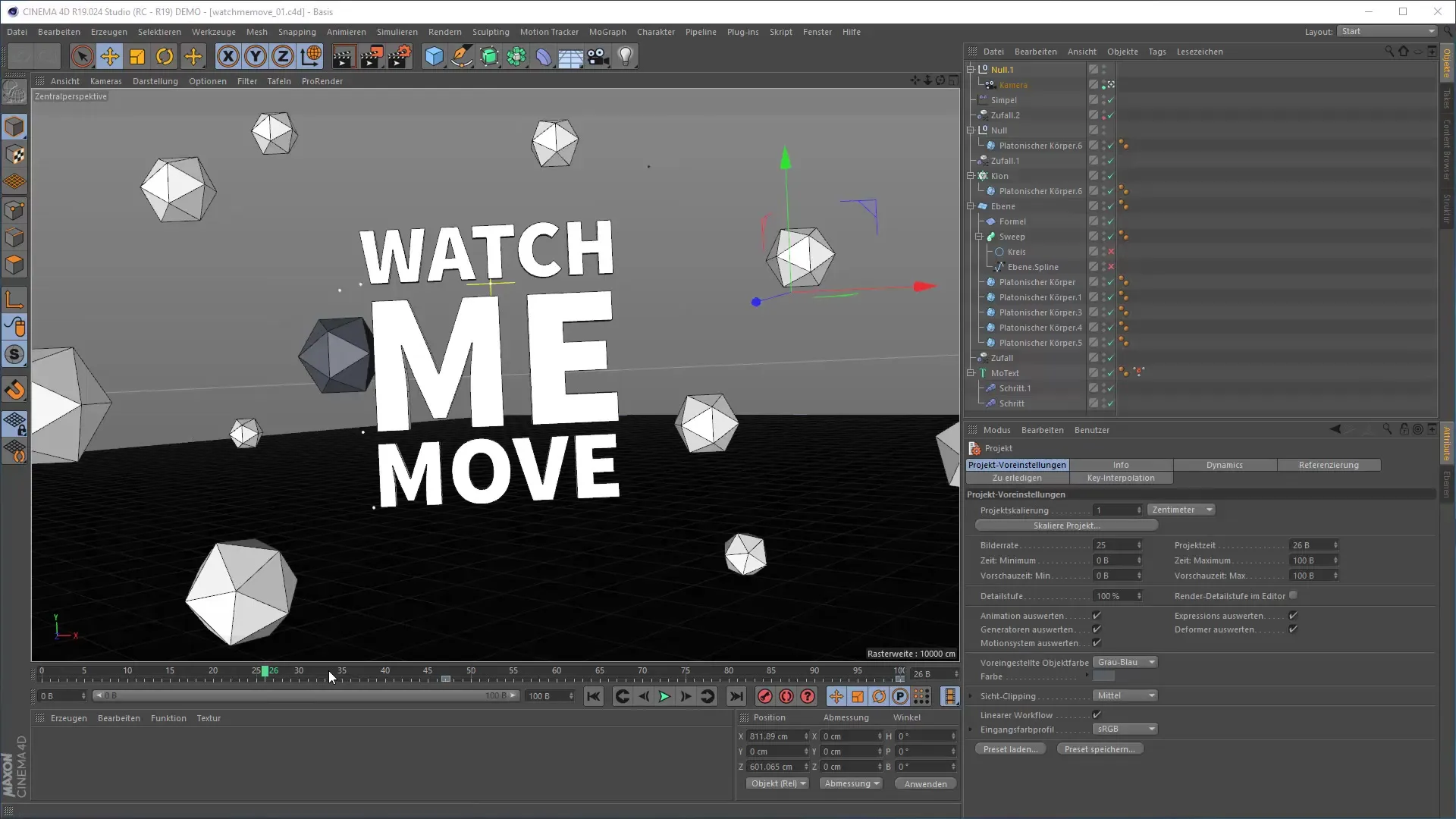3D-Animation σε Cinema 4D – Σημαντικές Αρχές