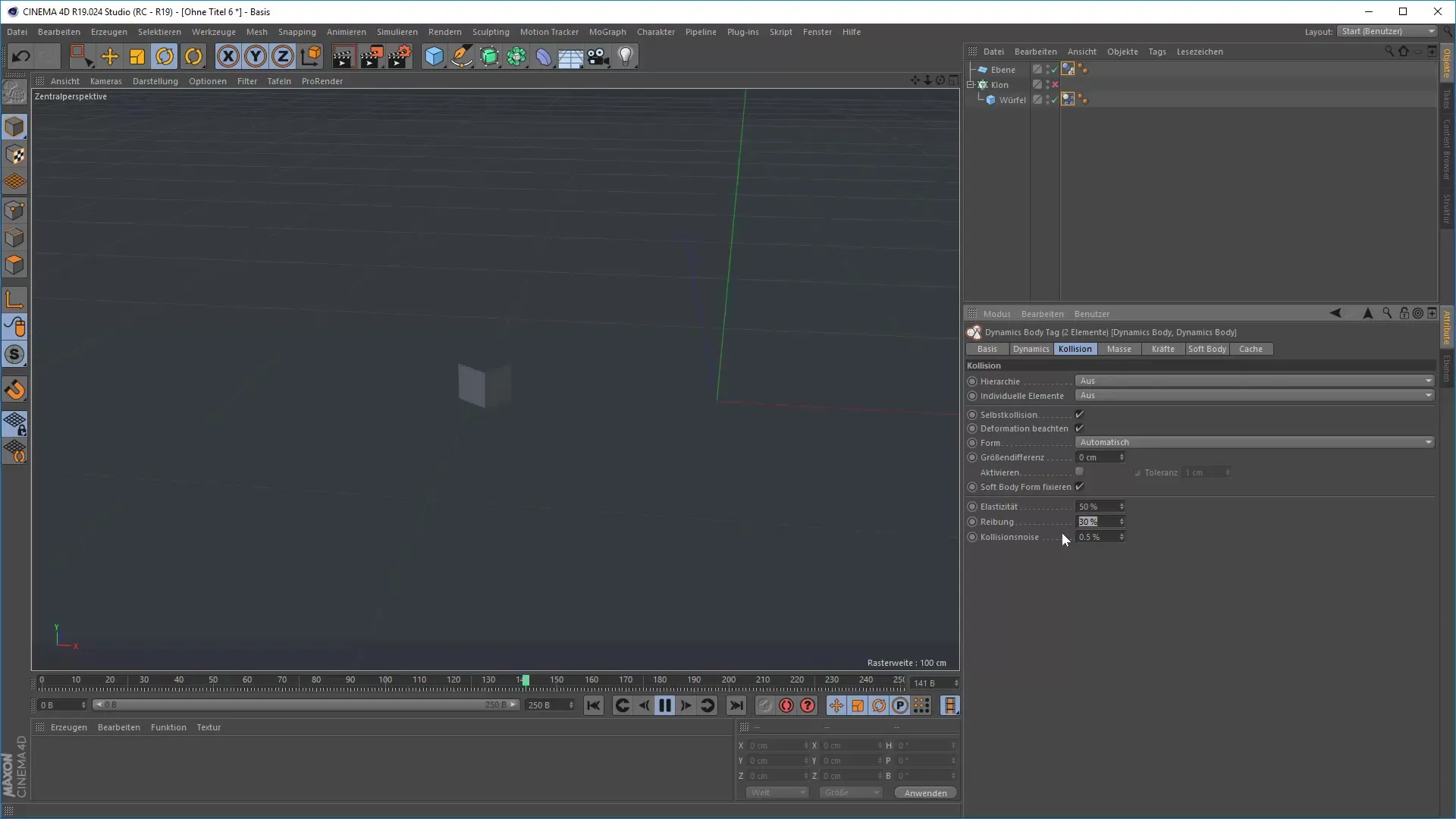 3D-Animation mit Dynamics in Cinema 4D: Eine Schritt-für-Schritt-Anleitung