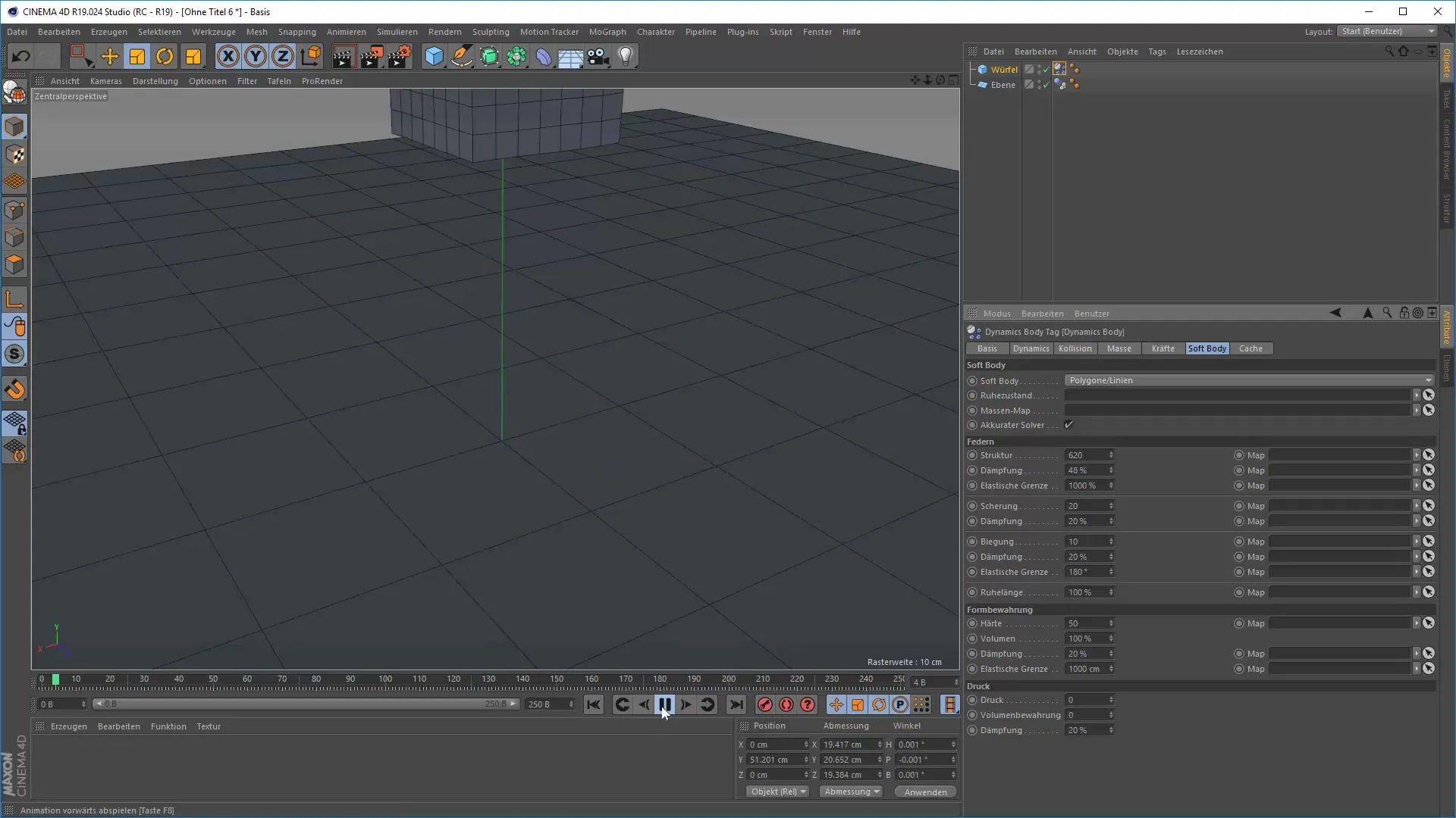 3D-Animation mit Dynamics in Cinema 4D: Eine Schritt-für-Schritt-Anleitung