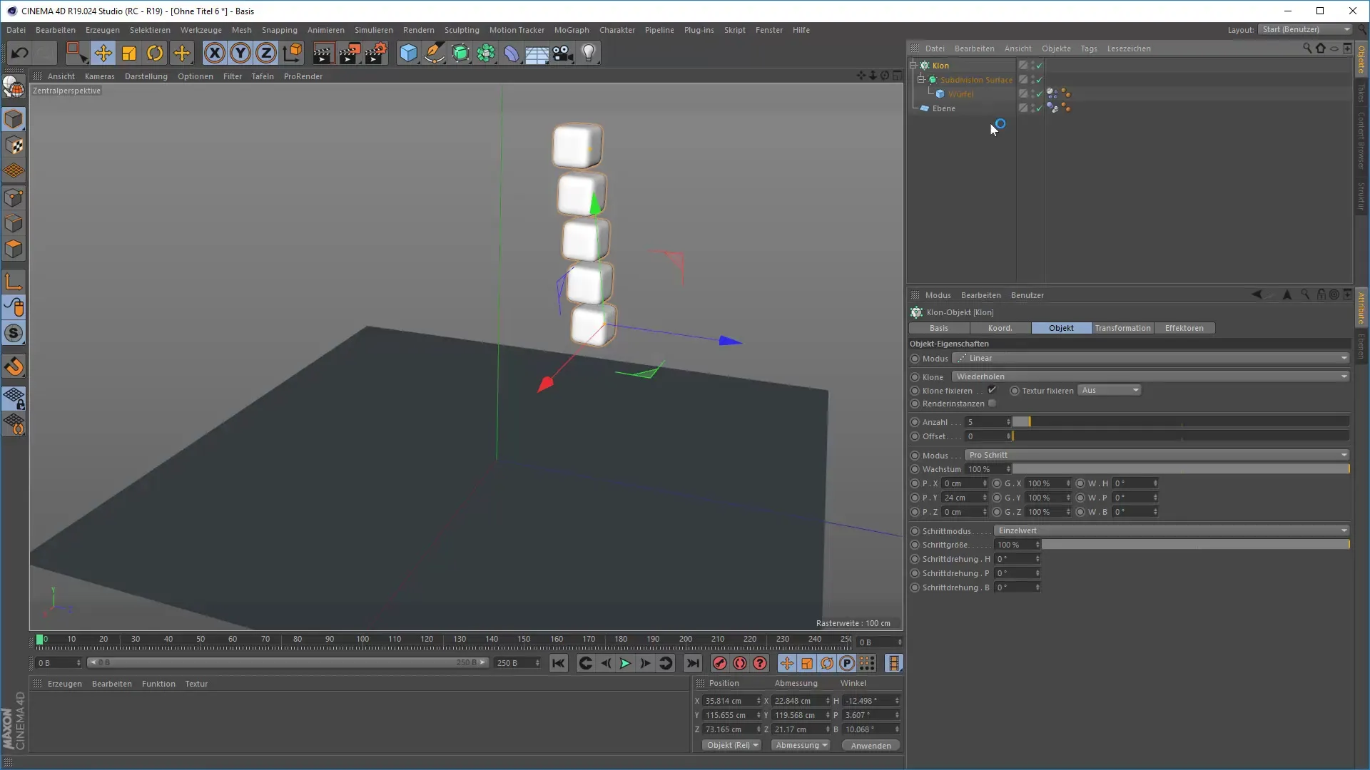 3D-Animation mit Dynamics in Cinema 4D: Eine Schritt-für-Schritt-Anleitung