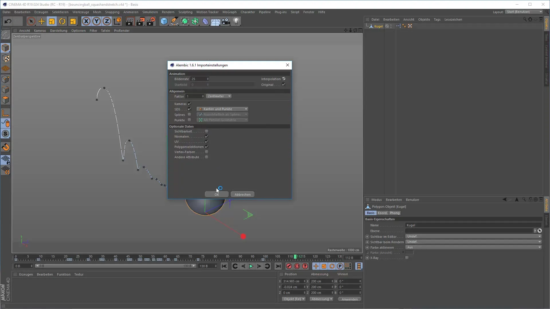 3D-Κινούμενα Σχέδια στο Cinema 4D: Ρεύματα και Εξαγωγή