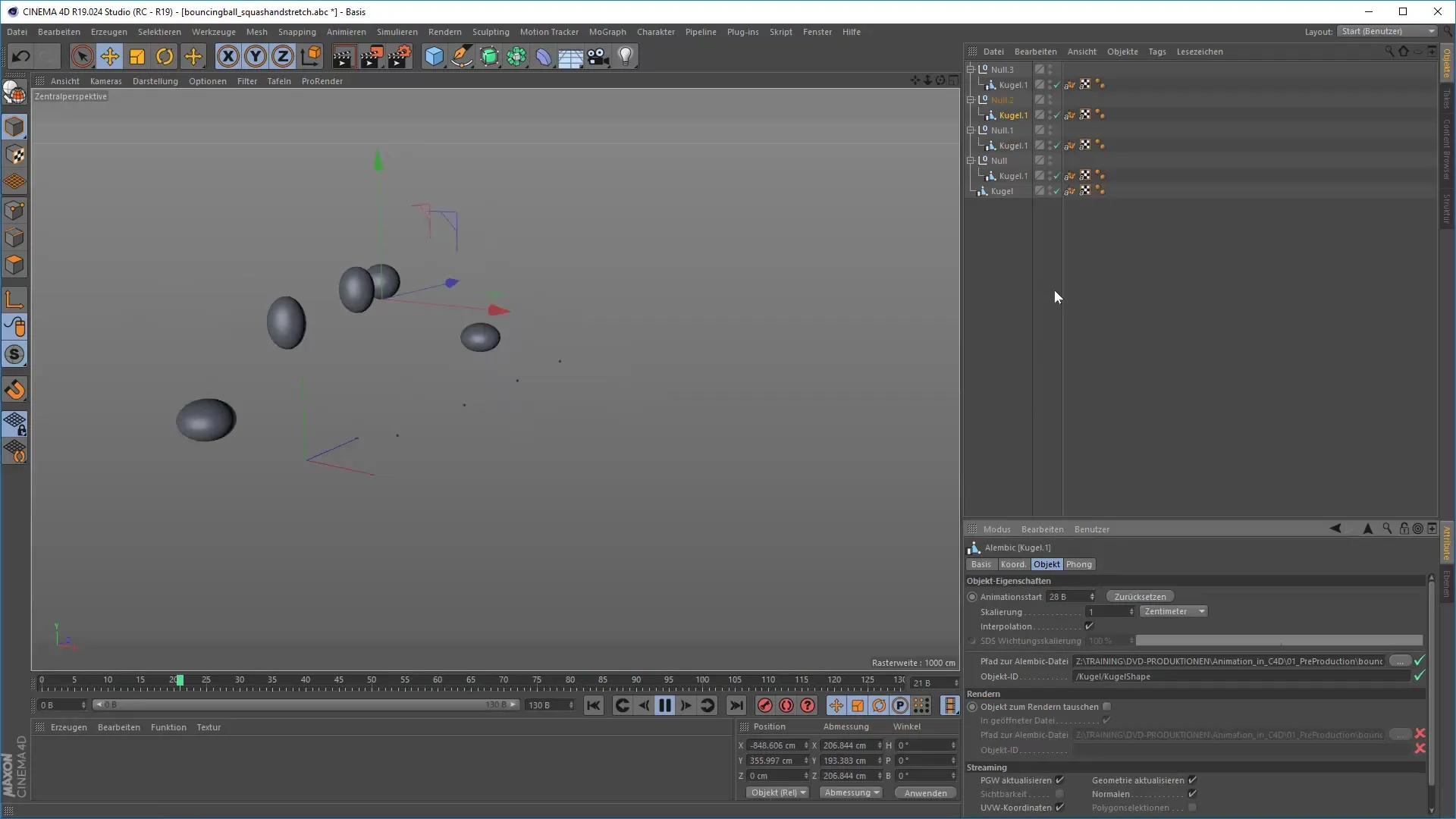 3D-Κινούμενα Σχέδια στο Cinema 4D: Ρεύματα και Εξαγωγή