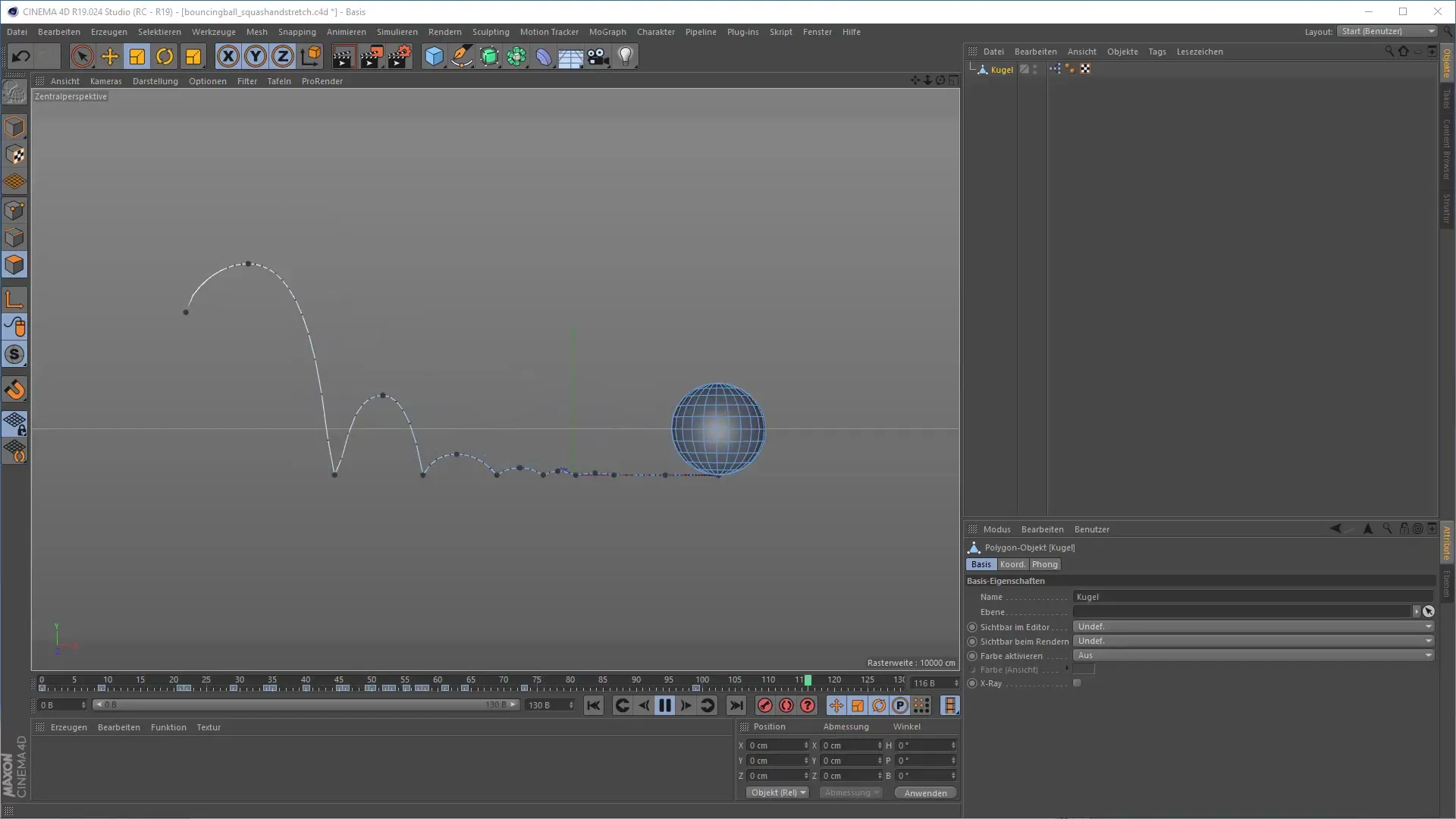 3D-Animation στο Cinema 4D: Χείματα και Εξαγωγή