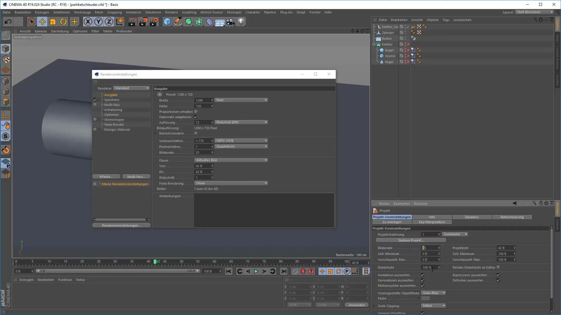 3D-Animation στο Cinema 4D: Ρύθμιση και Εξαγωγή
