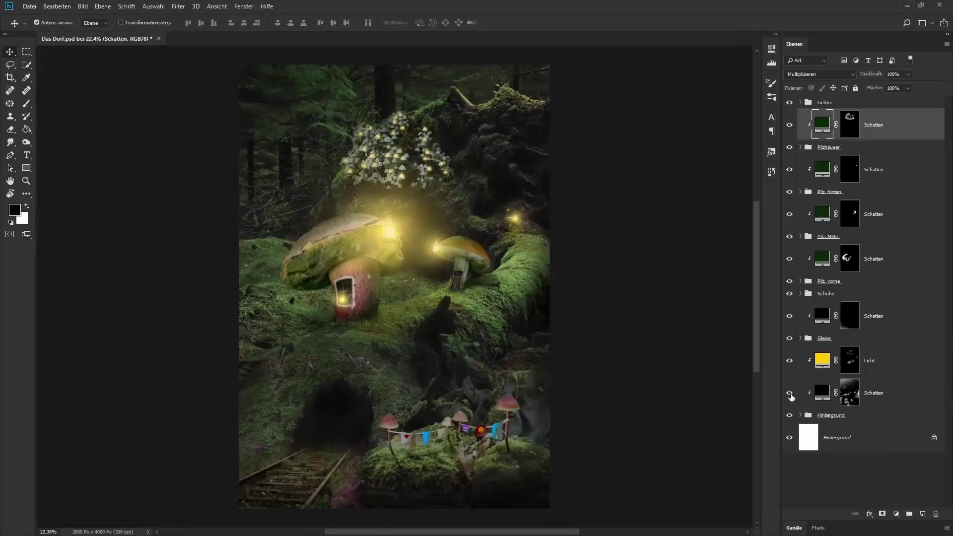 Licht- und Schattenmalerei in Photoshop: So gestaltest du deine Komposition Licht- und Schattenmalerei in Photoshop: So gestaltest du deine Komposition