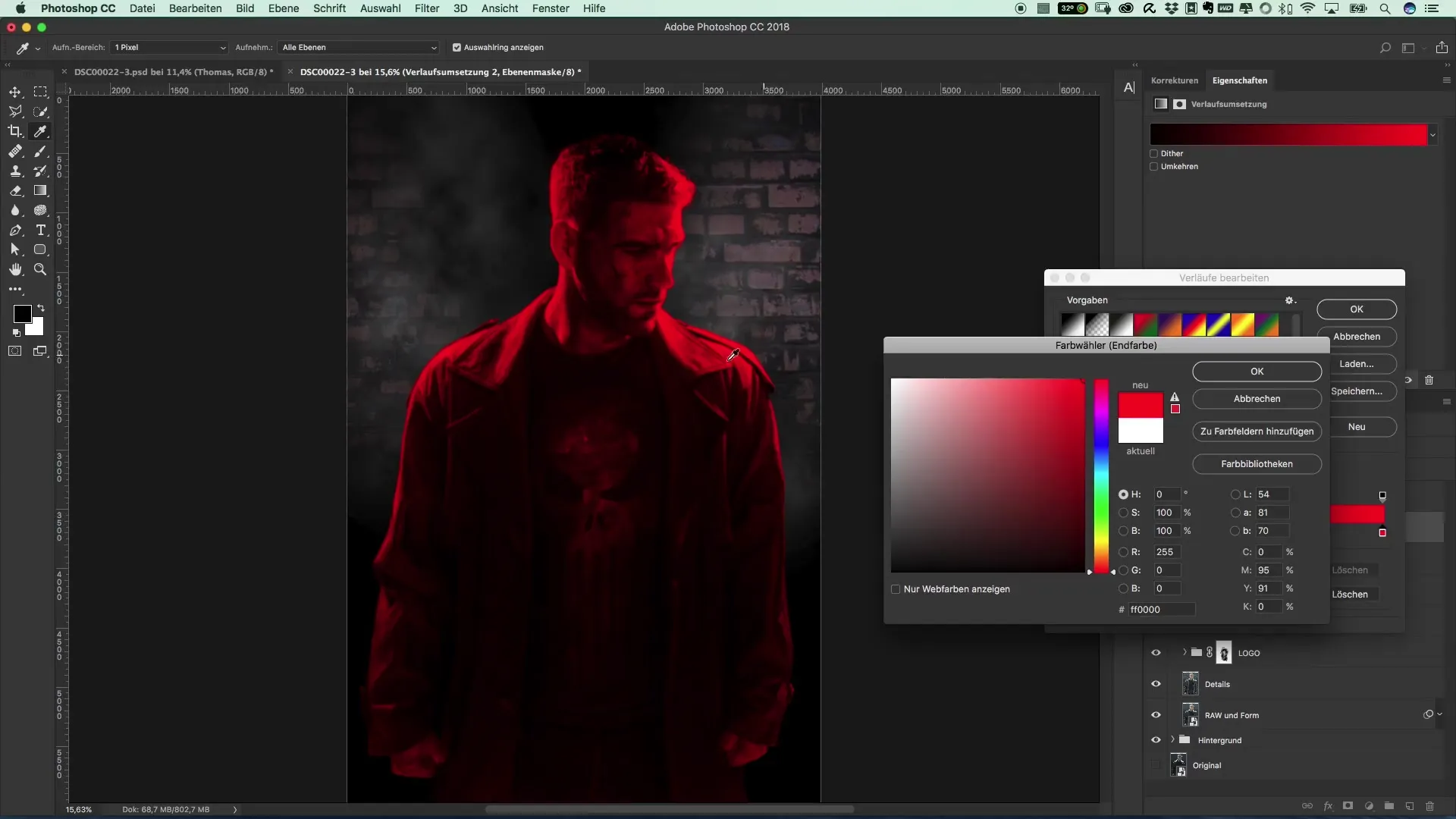 (Beliebte Filmplakate und Cinemaeffekte: Der Stil von The Punisher)