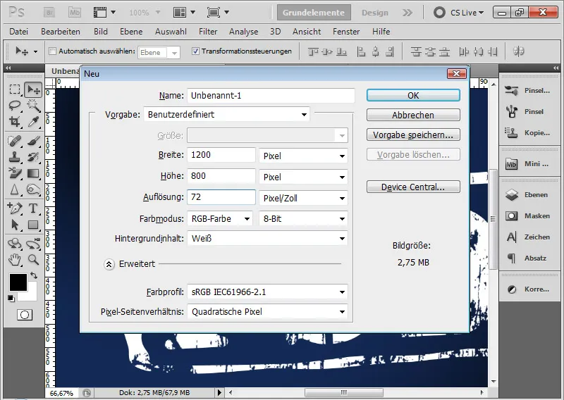 Grungeeffekt for typografi og layout