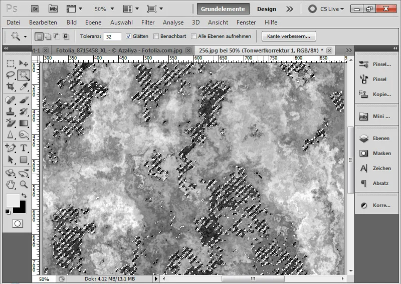 Grungeeffekt for typografi og layout