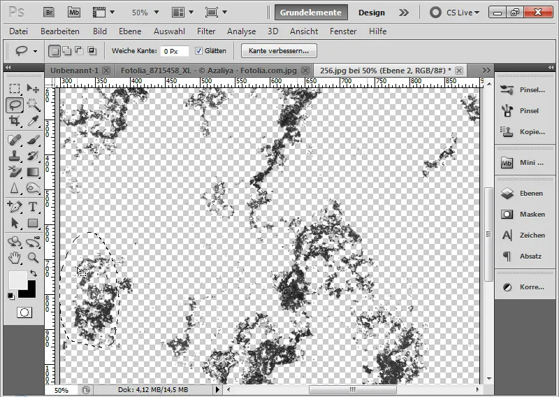 Grungeeffekt for typografi og layout