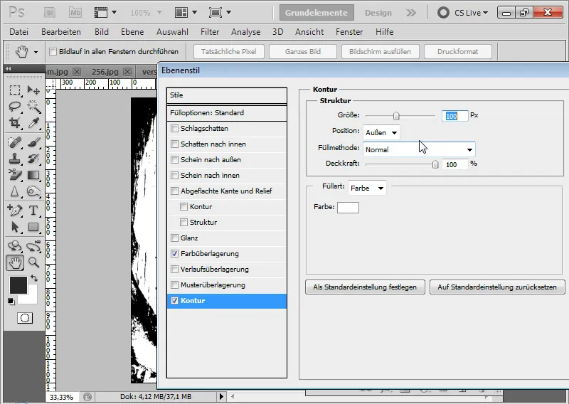 Grungeeffekt for Typo og layout