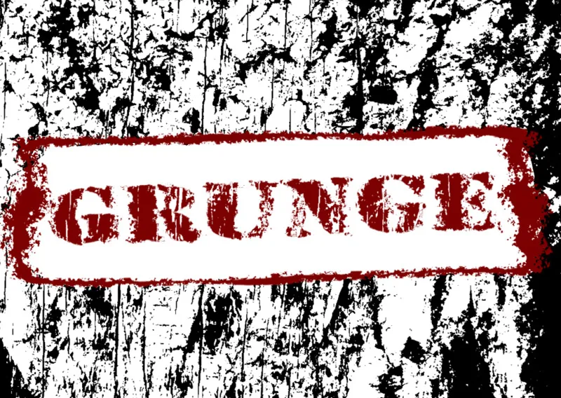 Grungeeffekt for typografi og layout