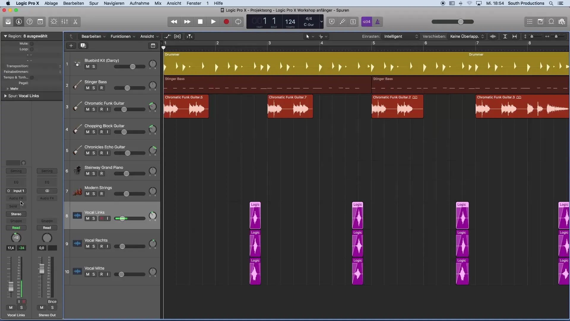 Effekte richtig einsetzen in Logic Pro X