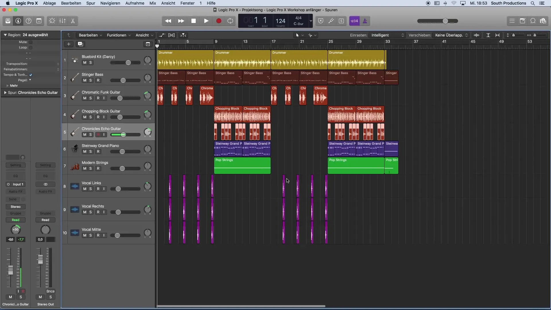 Effekte richtig einsetzen in Logic Pro X