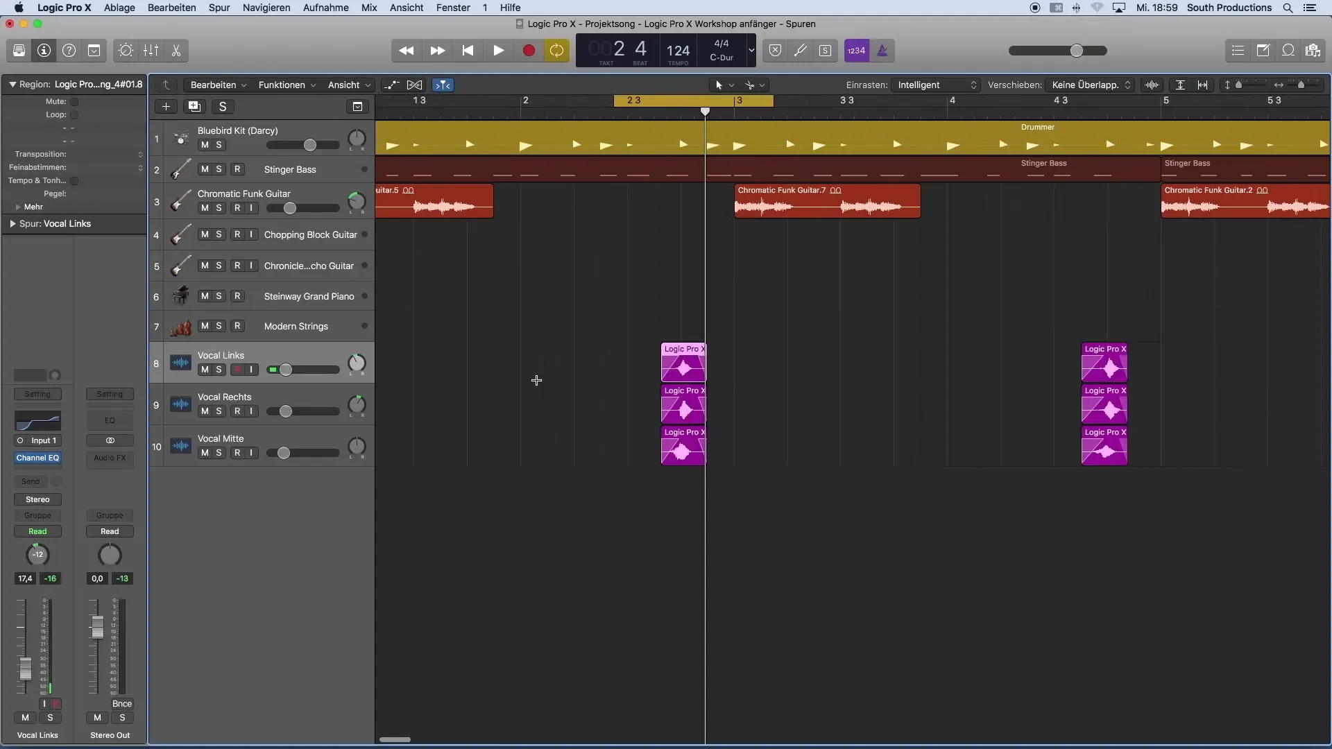 Effekte richtig einsetzen in Logic Pro X