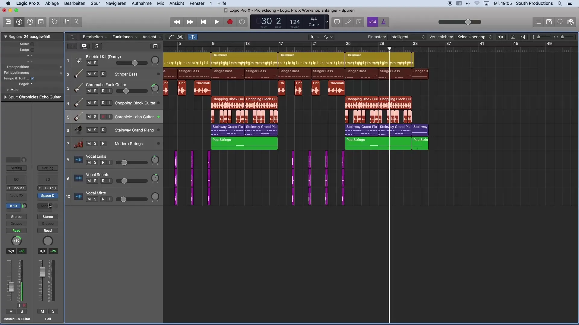 Effekte richtig einsetzen in Logic Pro X