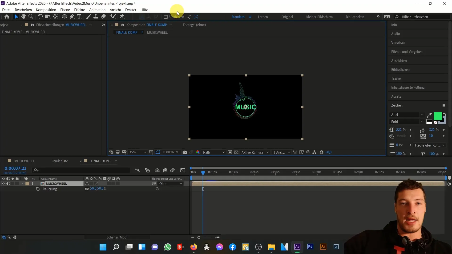 Musik animieren mit After Effects: Time- und Wiggle-Expression im Detail