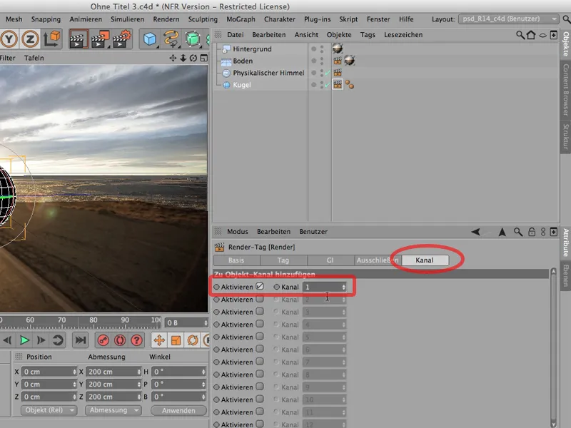 Rendre son propre canal d'ombre.