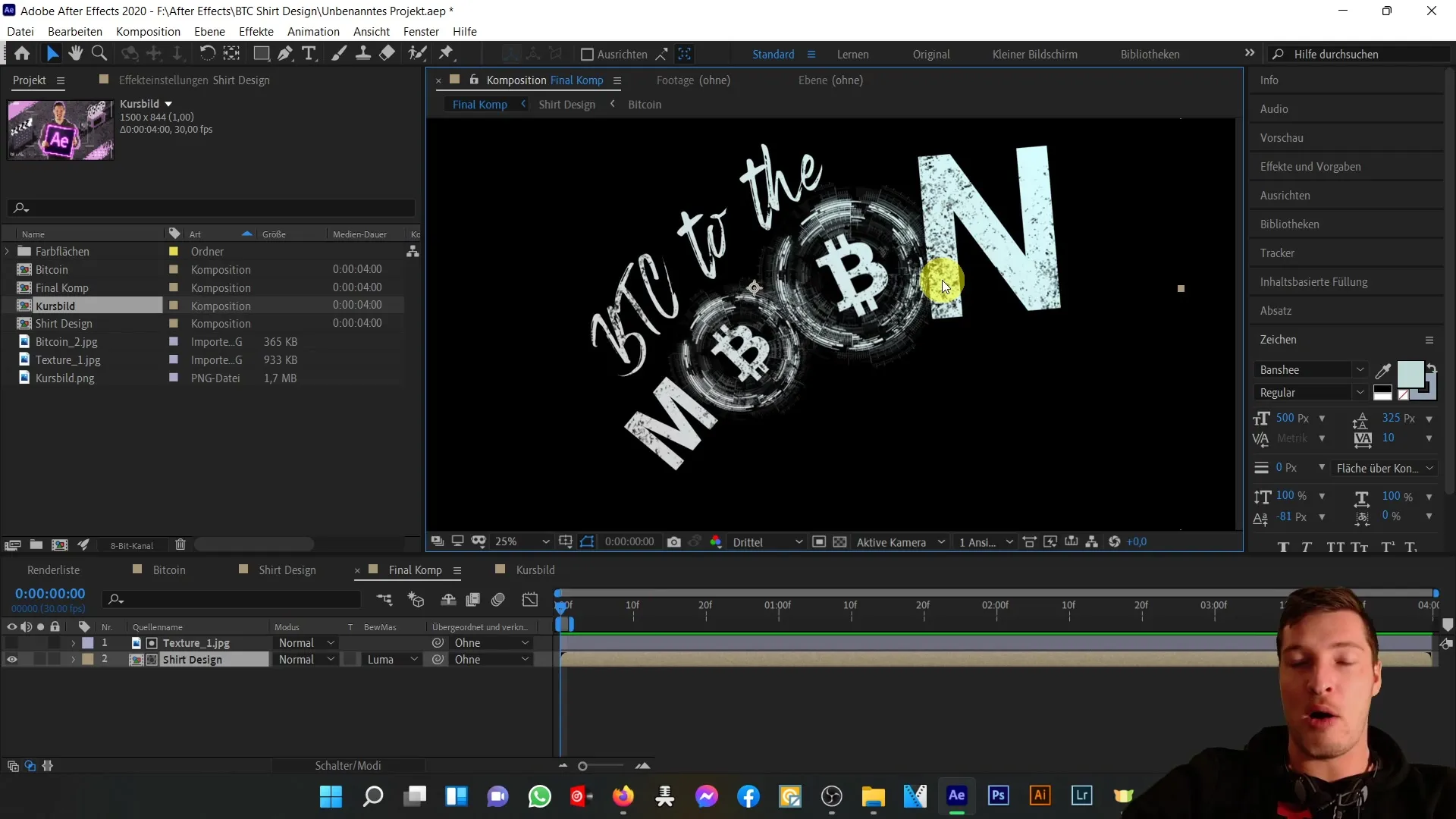 Kreative Gestaltung mit Überblendmodi und bewegten Masken in Adobe After Effects