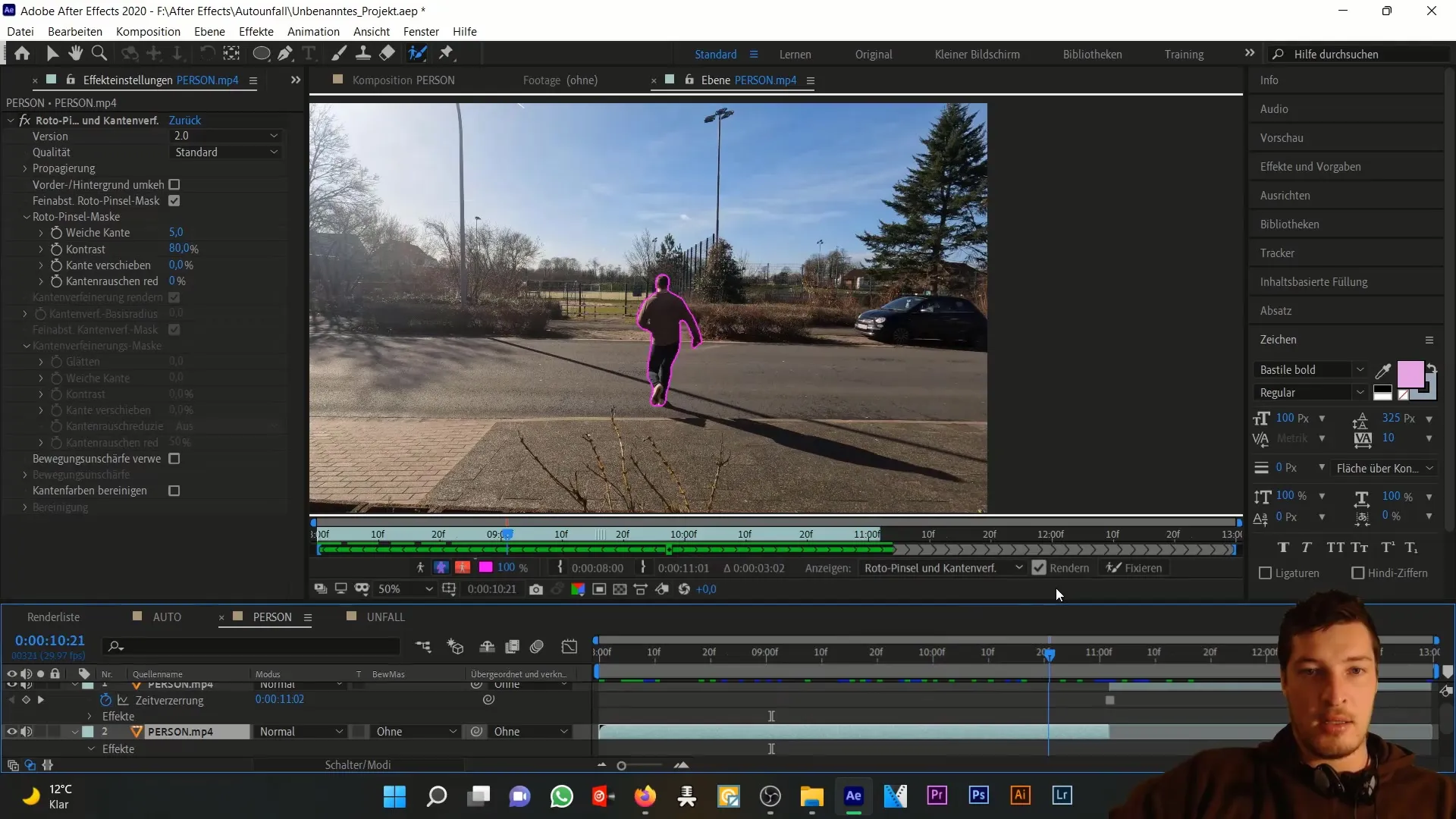Simulace autonehody: přesné vystřihování osob v programu After Effects Simulace dopravní nehody: přesné vystřižení osob v programu After Effects