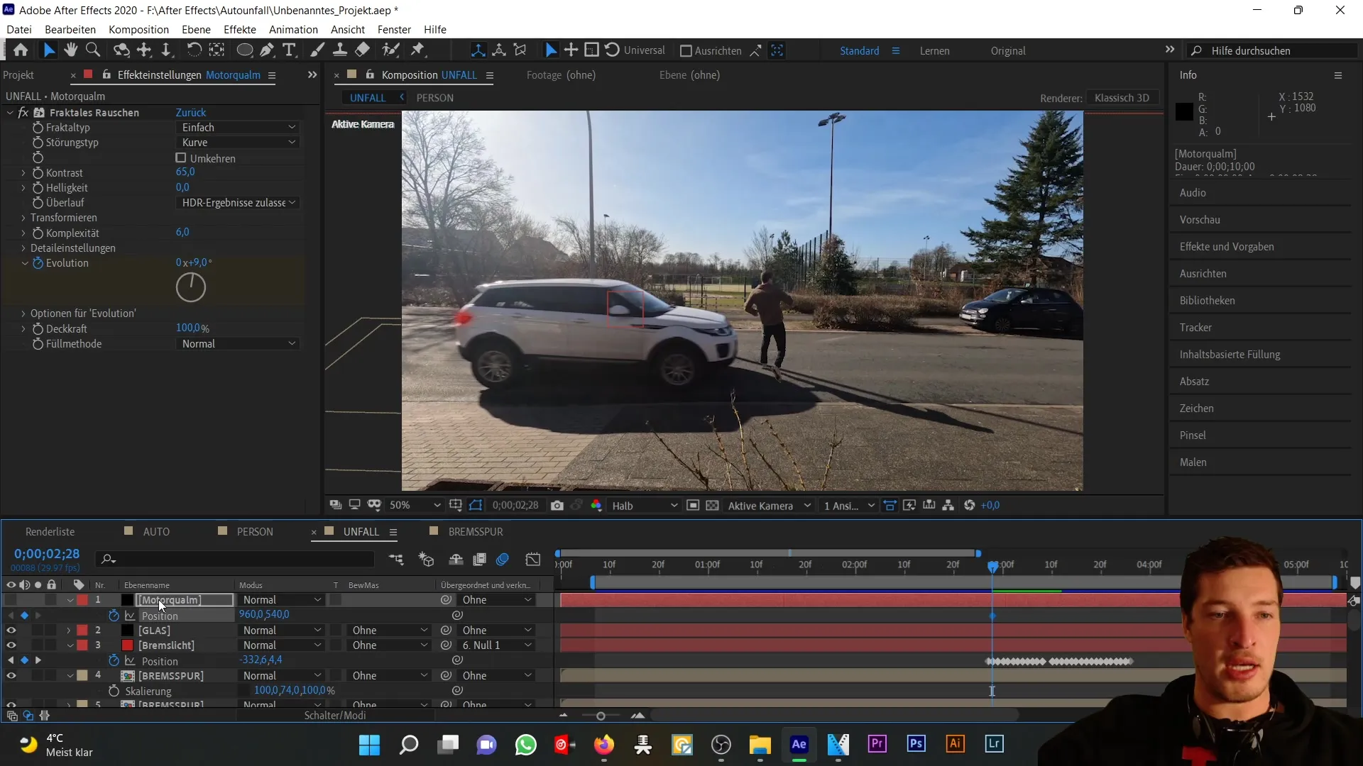Membuat efek asap yang realistis di After Effects untuk kecelakaan mobil Membuat efek asap yang realistis di After Effects untuk kecelakaan mobil