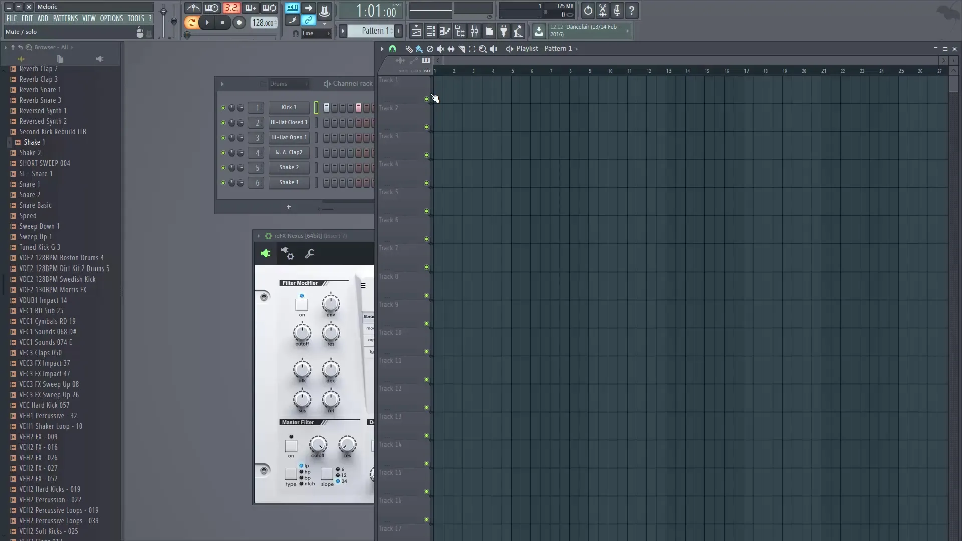 Effective loading of instruments and patterns in FL Studio Effective loading of instruments and patterns in FL Studio