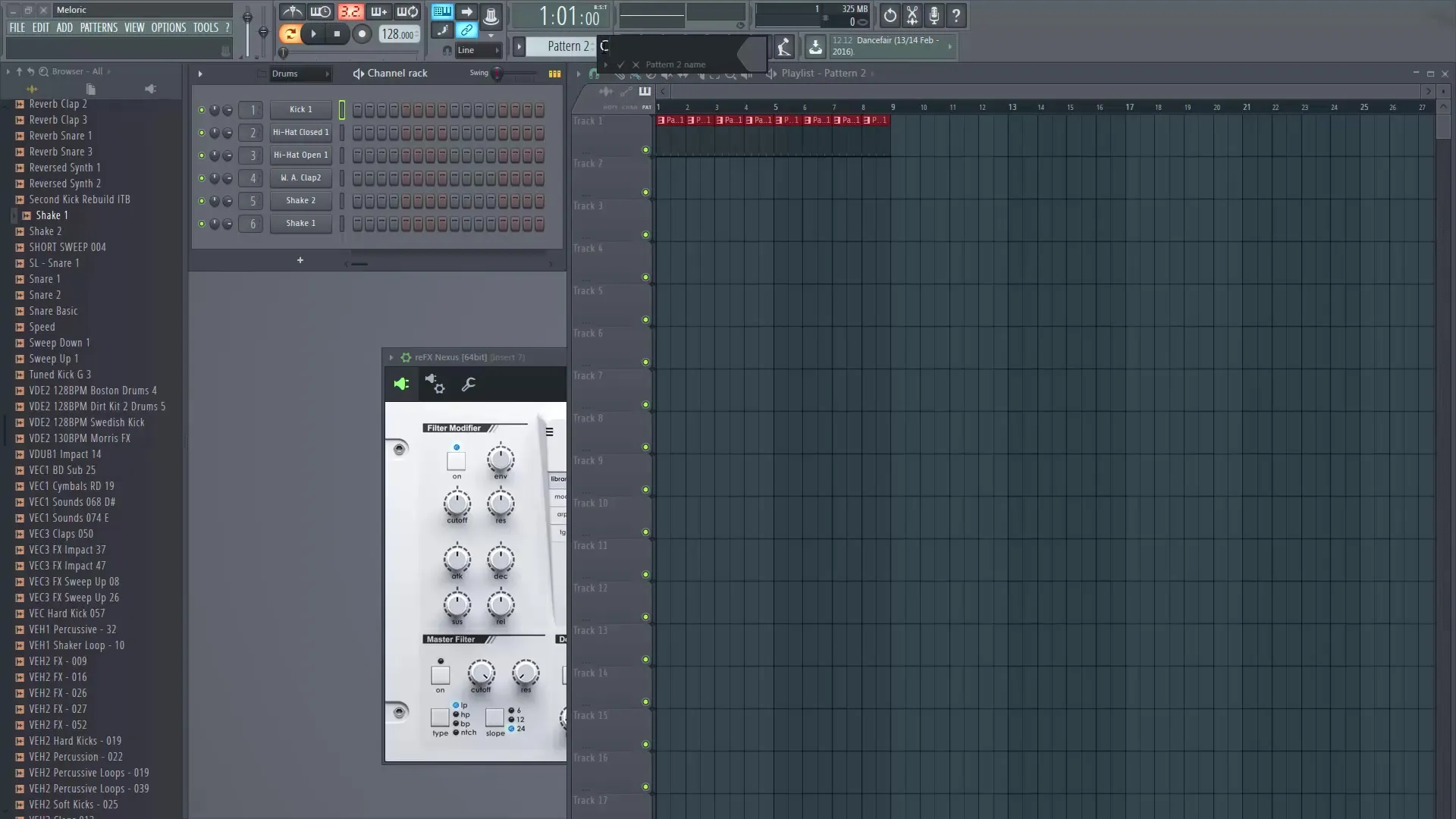 Effective loading of instruments and patterns in FL Studio Effective loading of instruments and patterns in FL Studio