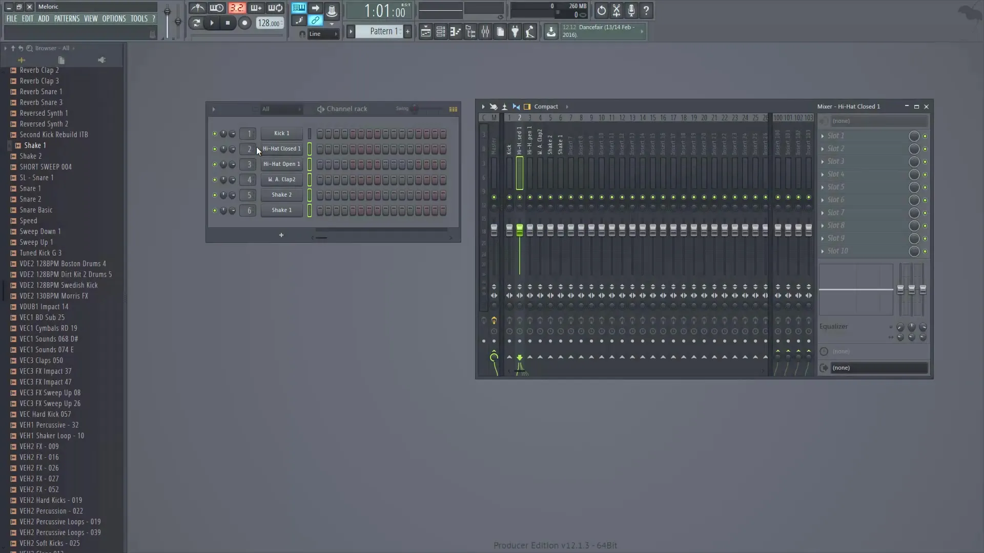 Effective loading of instruments and patterns in FL Studio Effective loading of instruments and patterns in FL Studio
