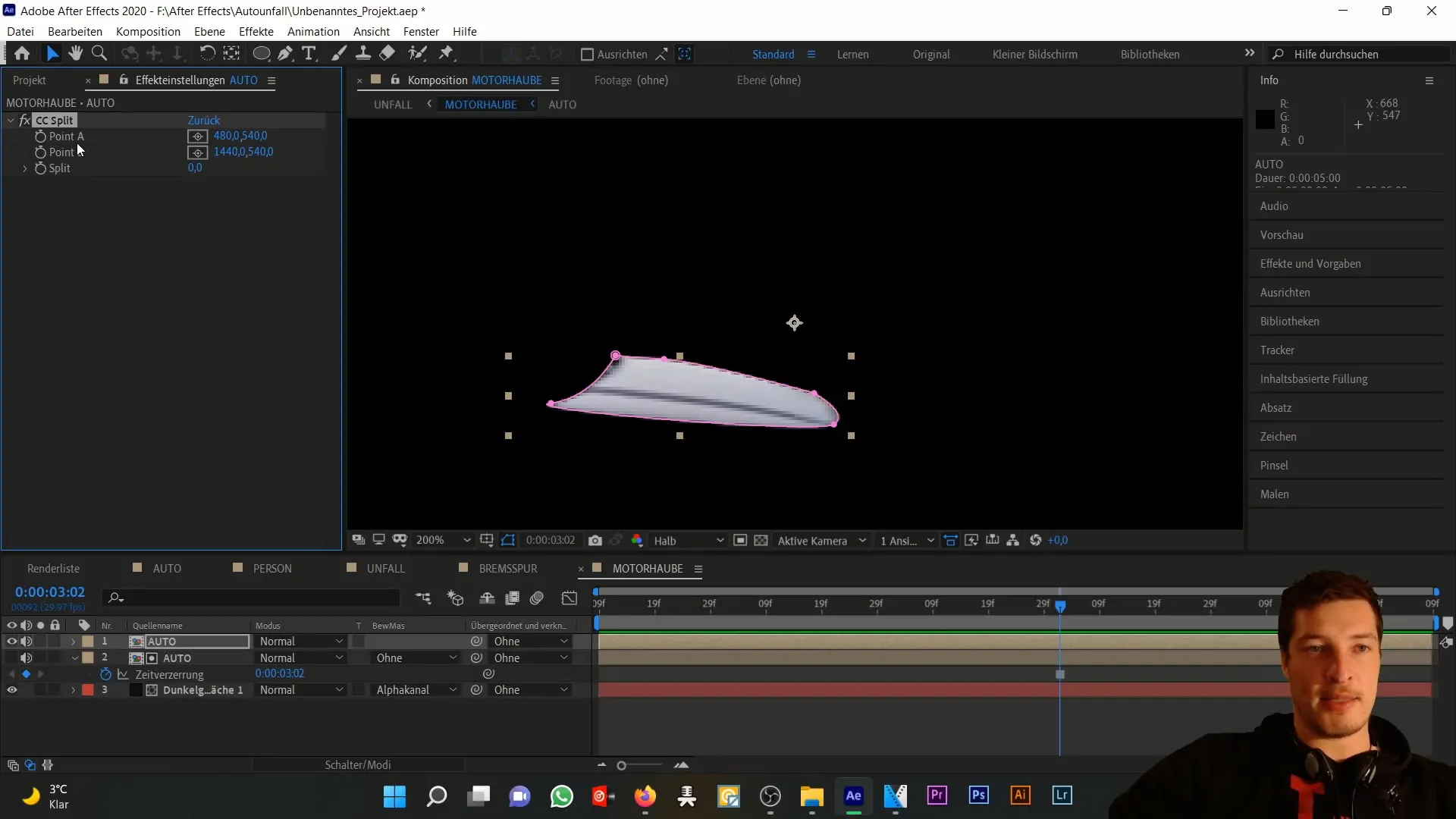 Simulasi realistis kerusakan pada penutup mesin di After Effects Simulasi realistis kerusakan pada penutup mesin di After Effects