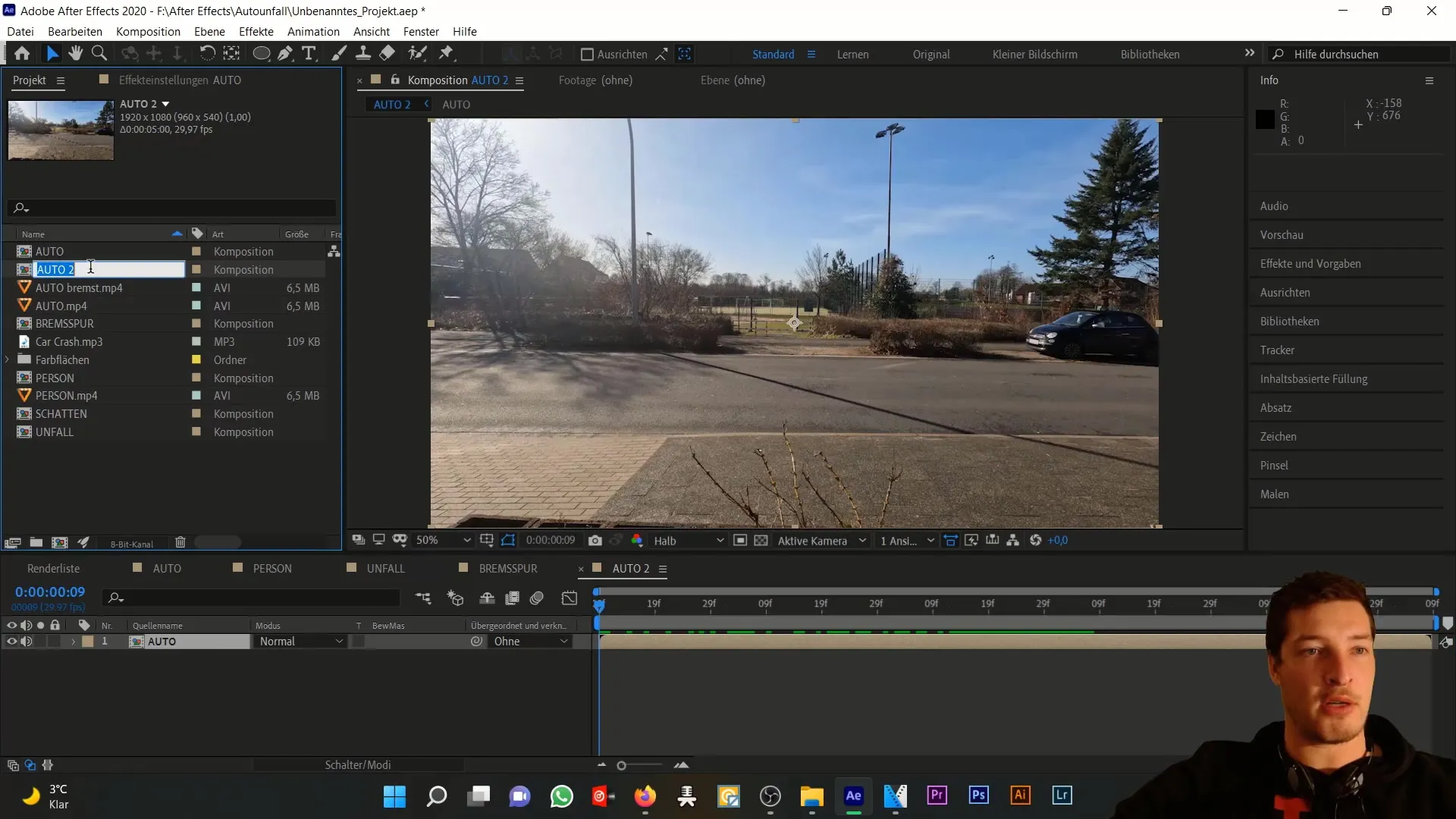 Simulasi realistis kerusakan pada tutup mesin di After Effects Simulasi kerusakan realistis pada penutup mesin di After Effects