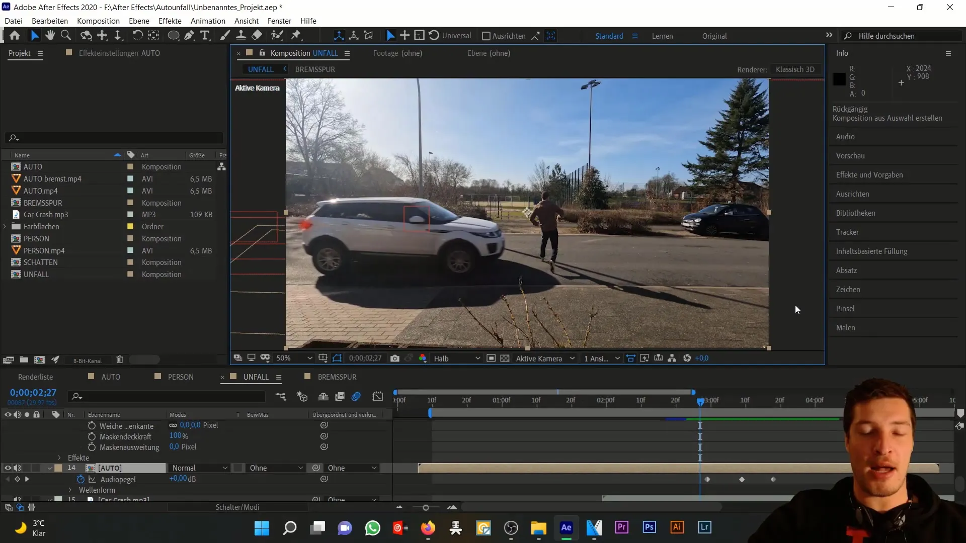 Simulasi kerusakan realistis pada kap mesin di After Effects Simulasi realistis kerusakan pada kap mesin di After Effects