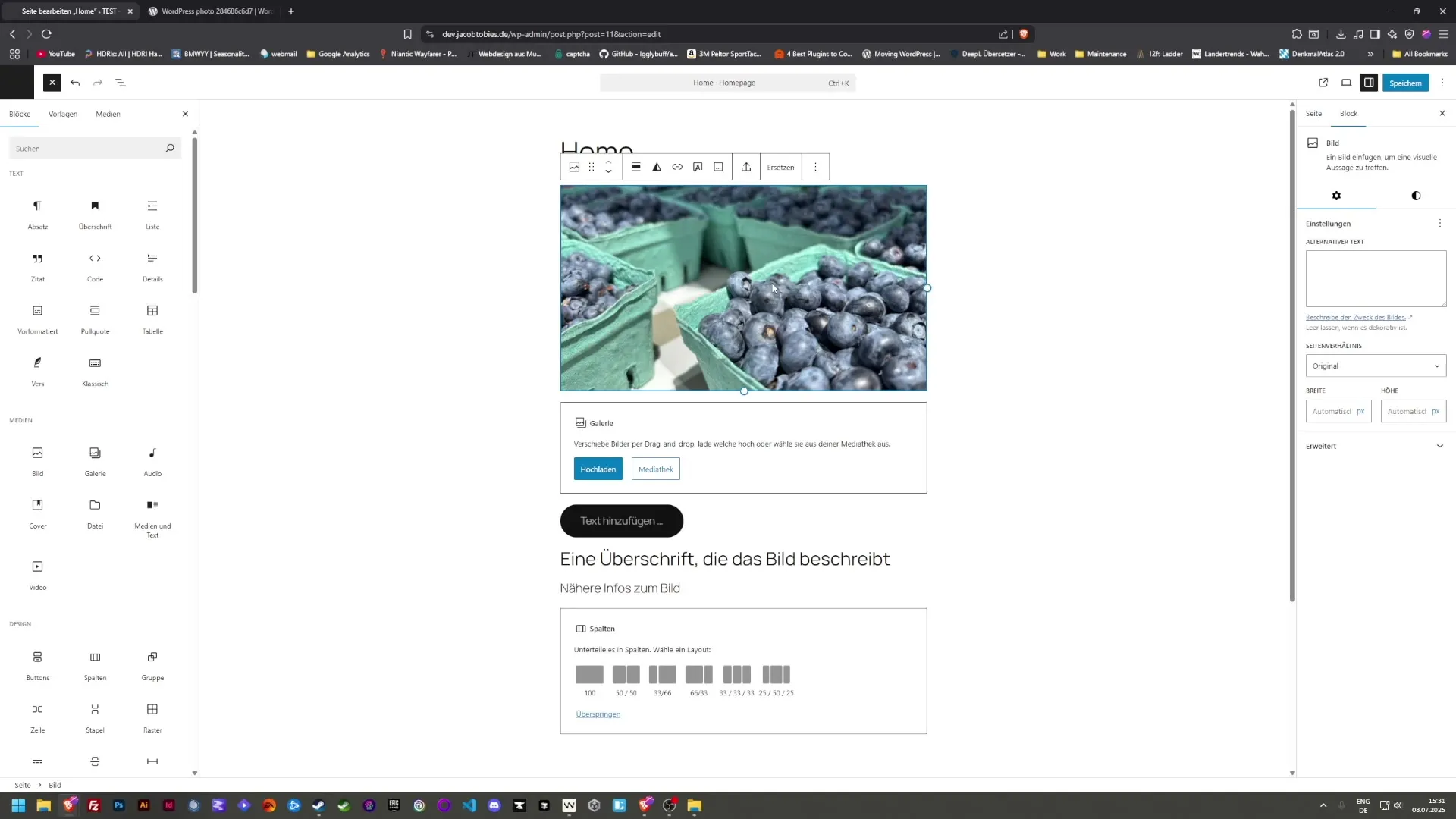 Gutenberg Editor f&uuml;r WordPress nutzen: Bl&ouml;cke effektiv gestalten