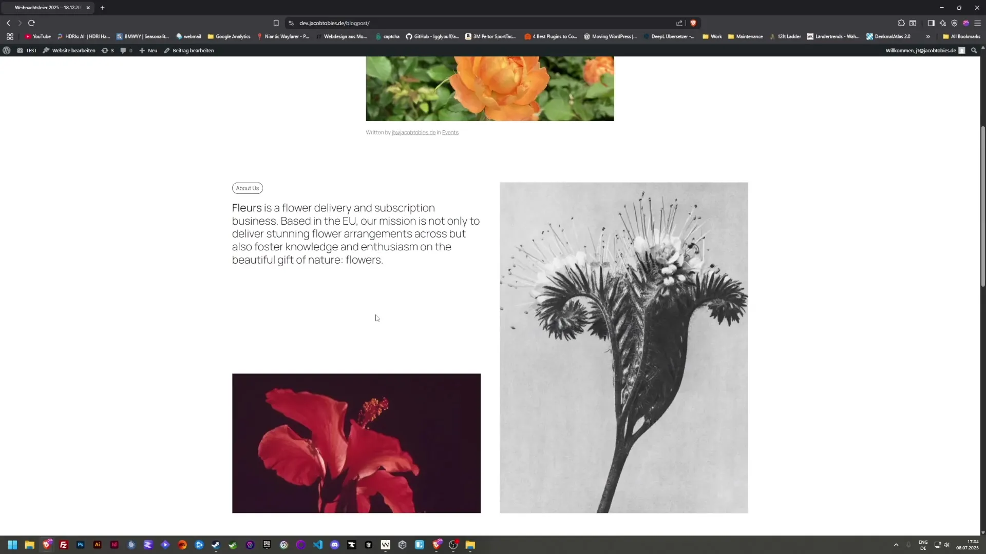 Anleitung zum Erstellen deines ersten Blogbeitrags