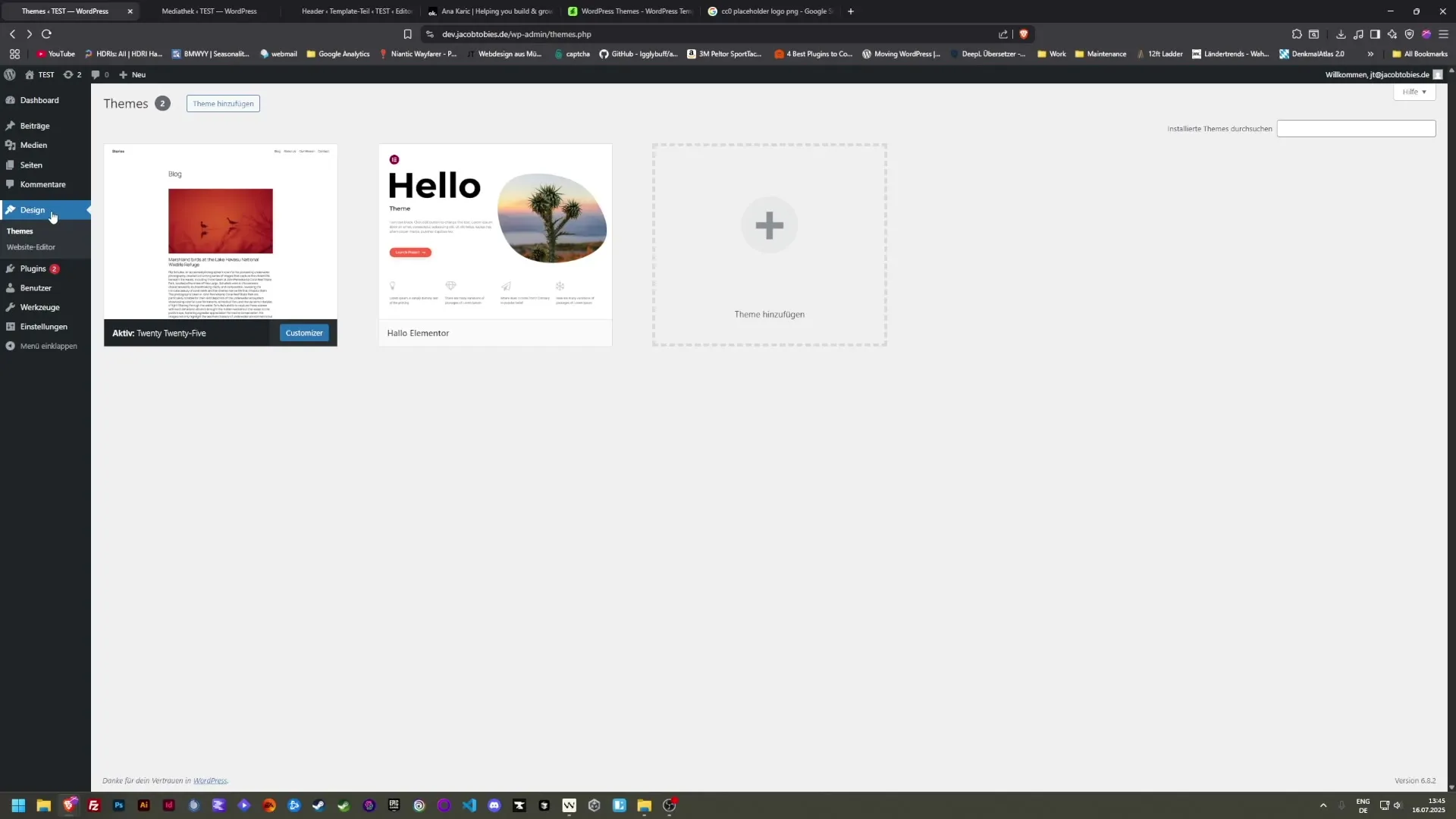 Anpassung von WordPress Themes f&uuml;r dein Webdesign