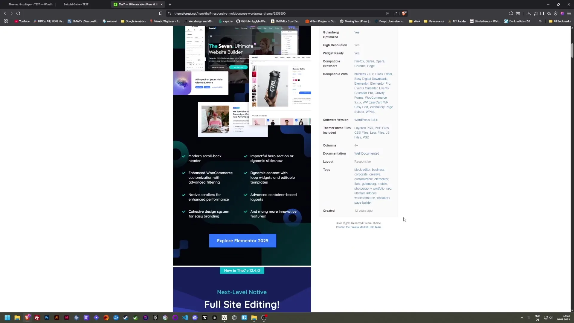 Themen finden und installieren in WordPress