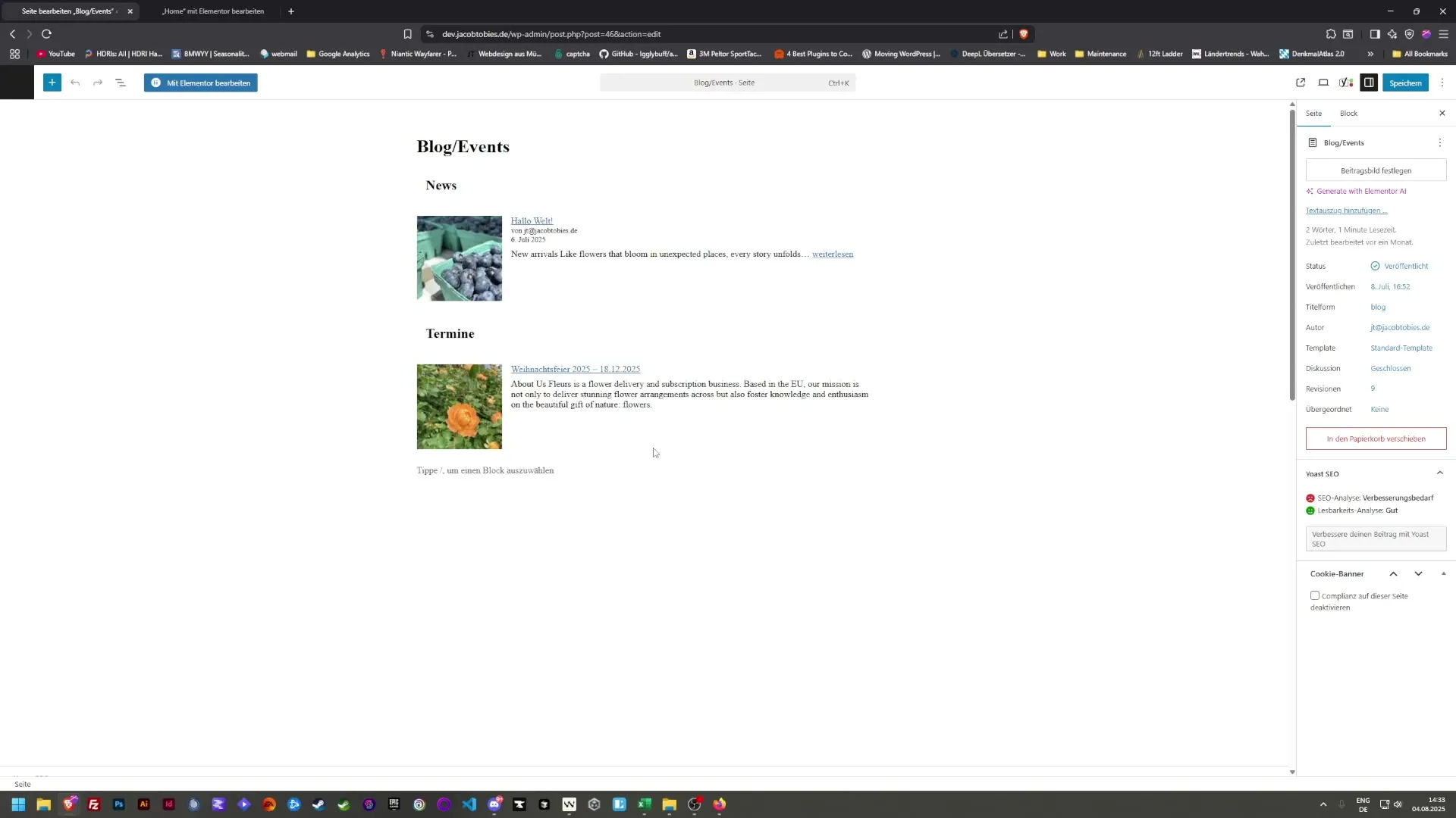 Einfach und effizient Webseiten gestalten mit Page Buildern