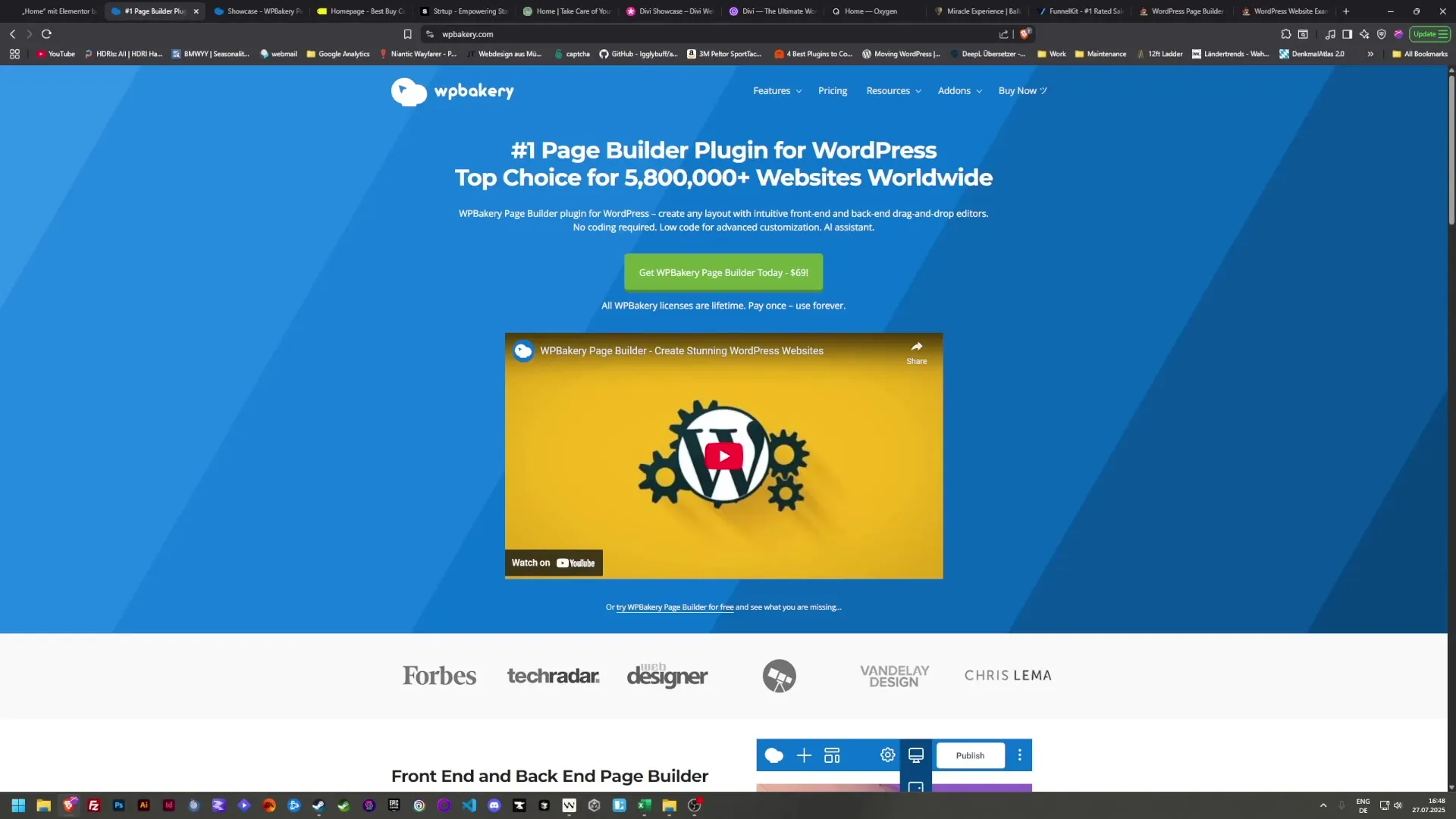 WPBakery und Andere: Alternativen zu Elementor