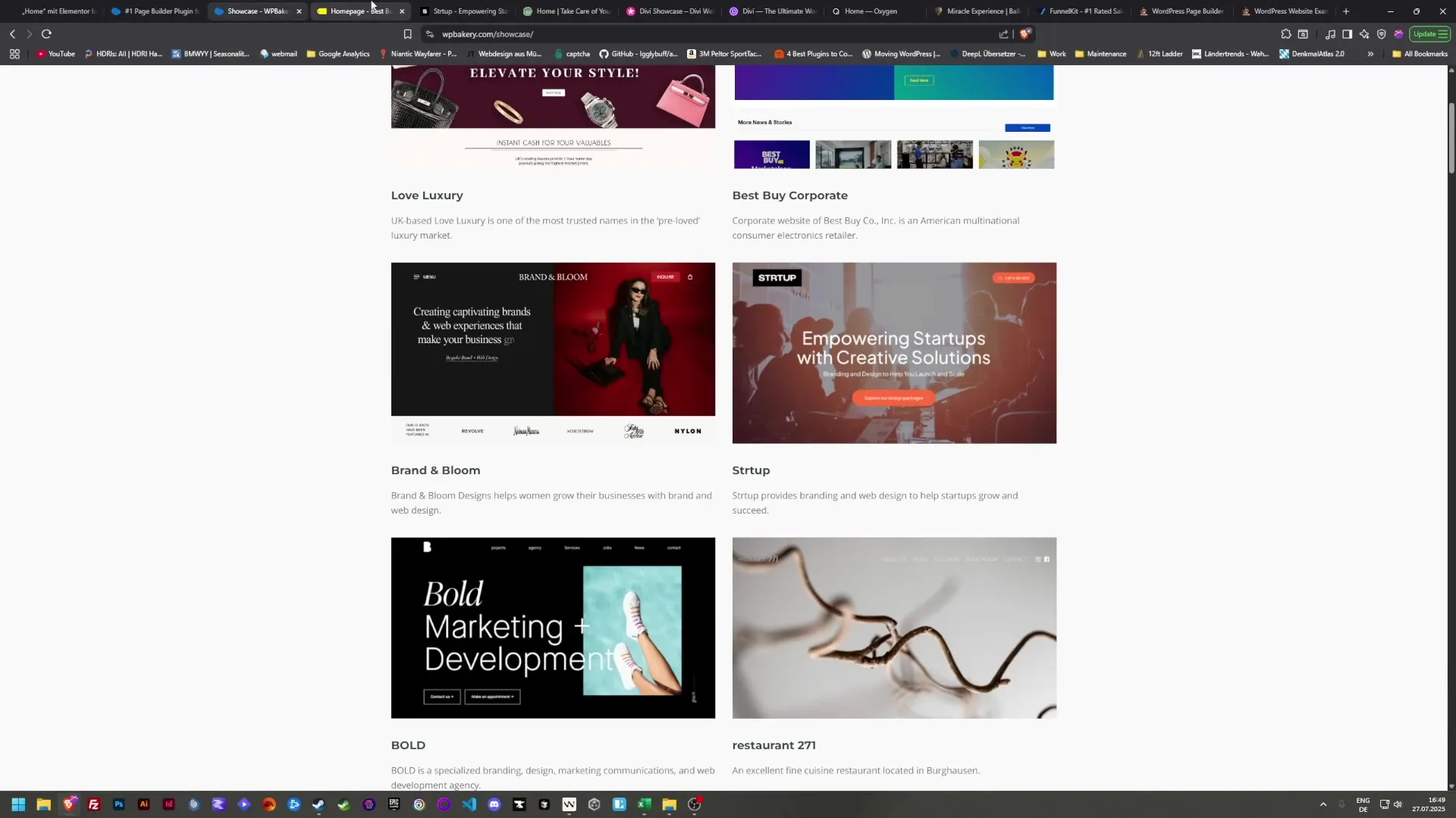 WPBakery und Andere: Alternativen zu Elementor