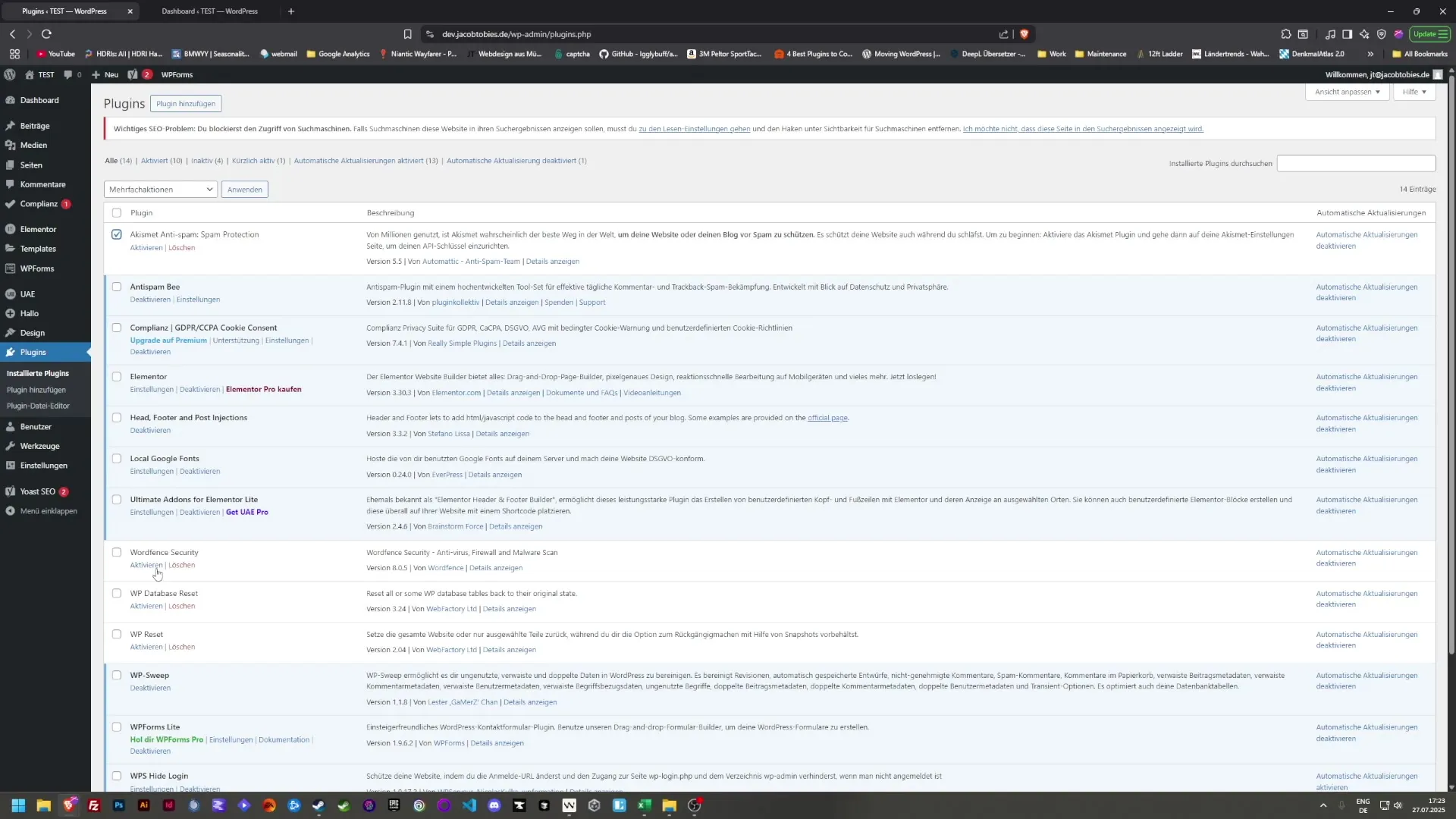 Sicherheitsma&szlig;nahmen und Backup-Strategien f&uuml;r WordPress