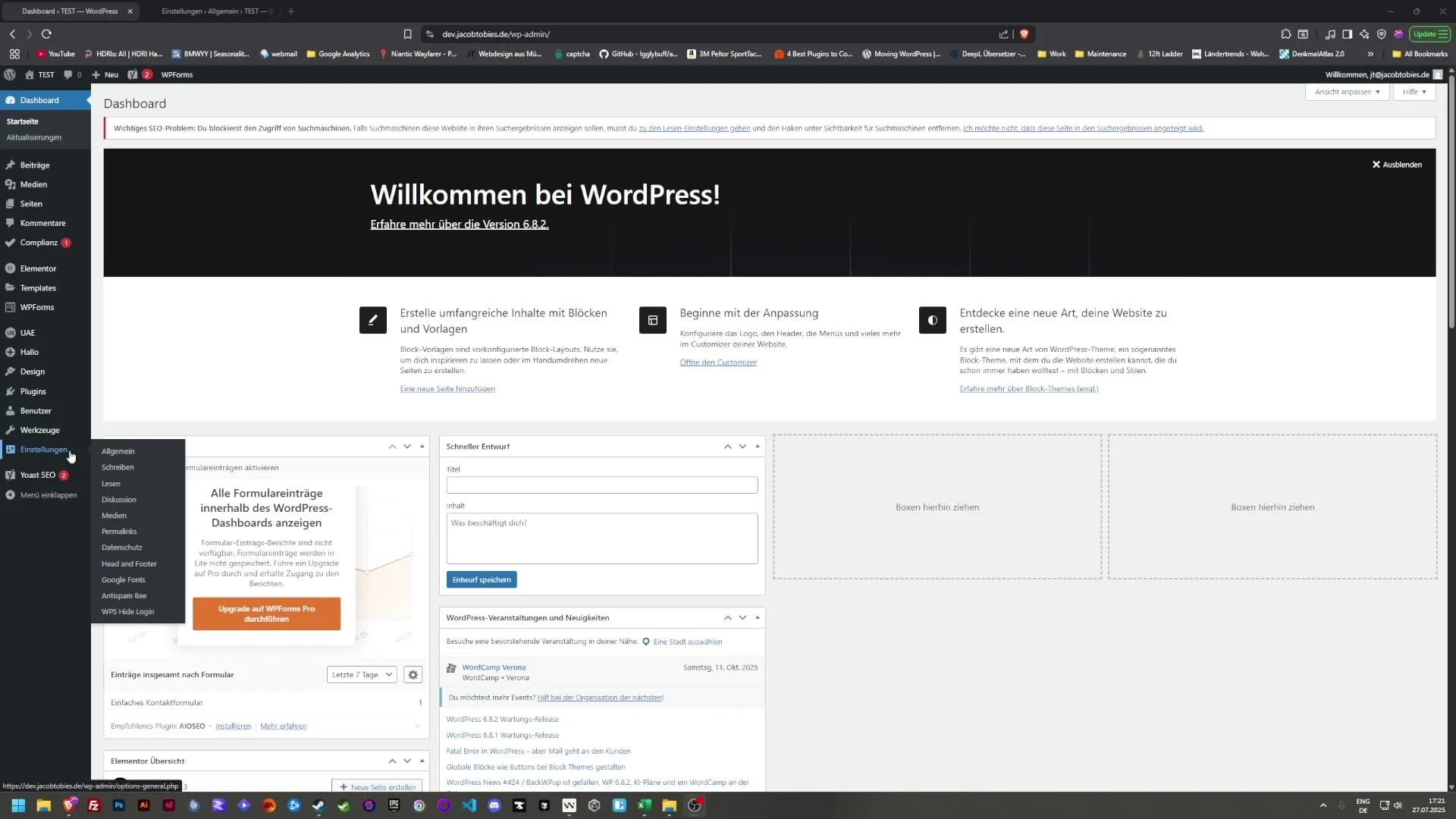 Sicherheitsma&szlig;nahmen und Backup-Strategien f&uuml;r WordPress