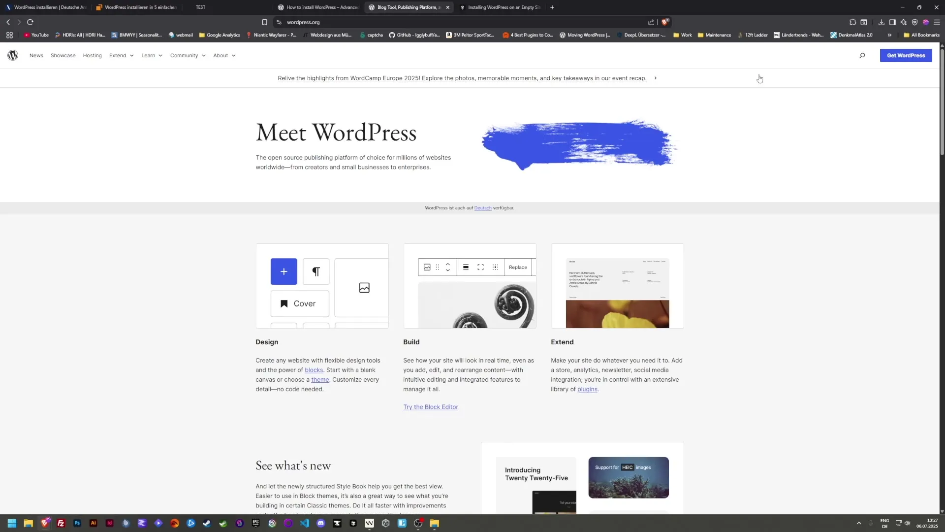 Einfache WordPress Installation Schritt f&uuml;r Schritt