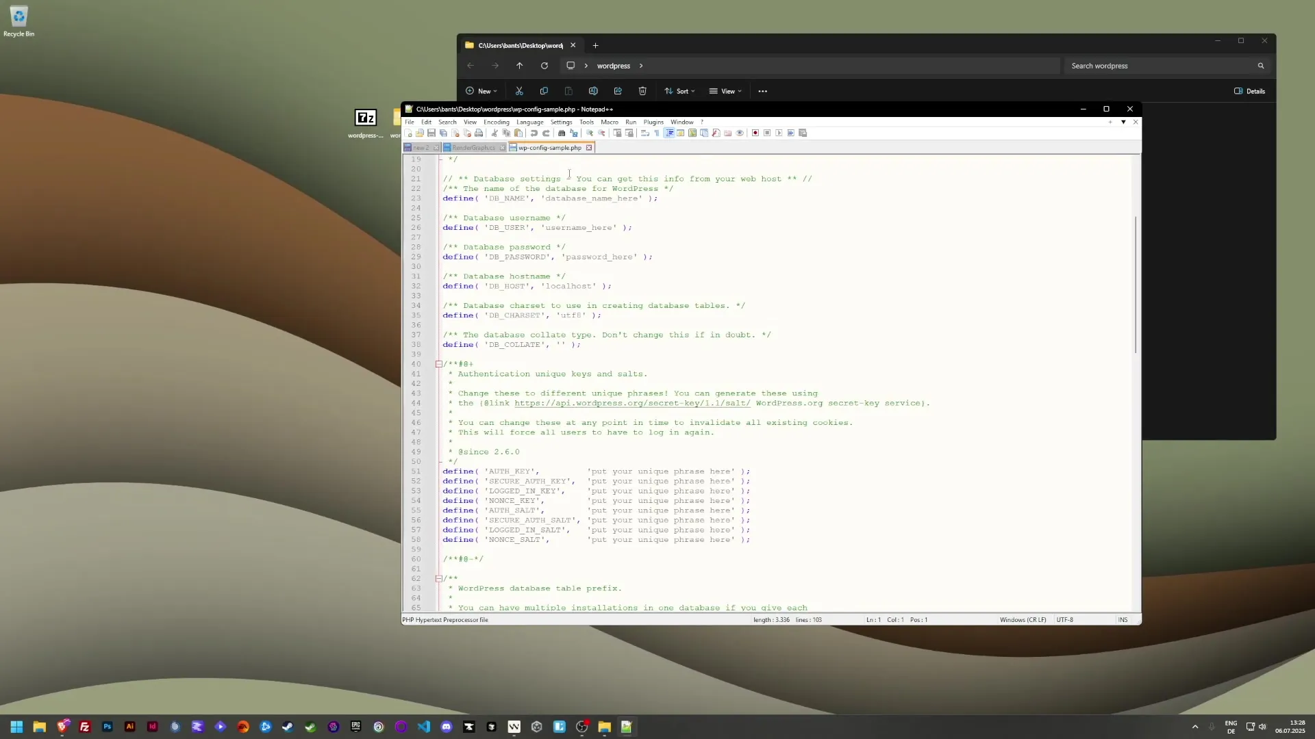 Einfache WordPress Installation Schritt f&uuml;r Schritt
