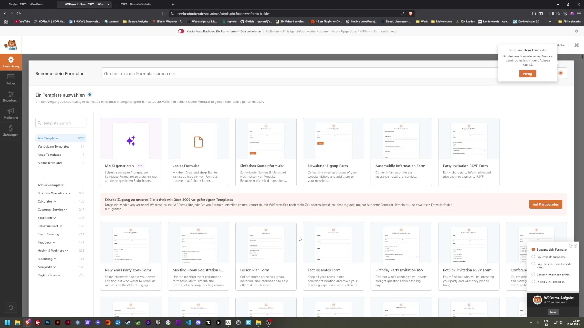Kontaktformular mit Contact Form 7 f&uuml;r deine Webseite erstellen