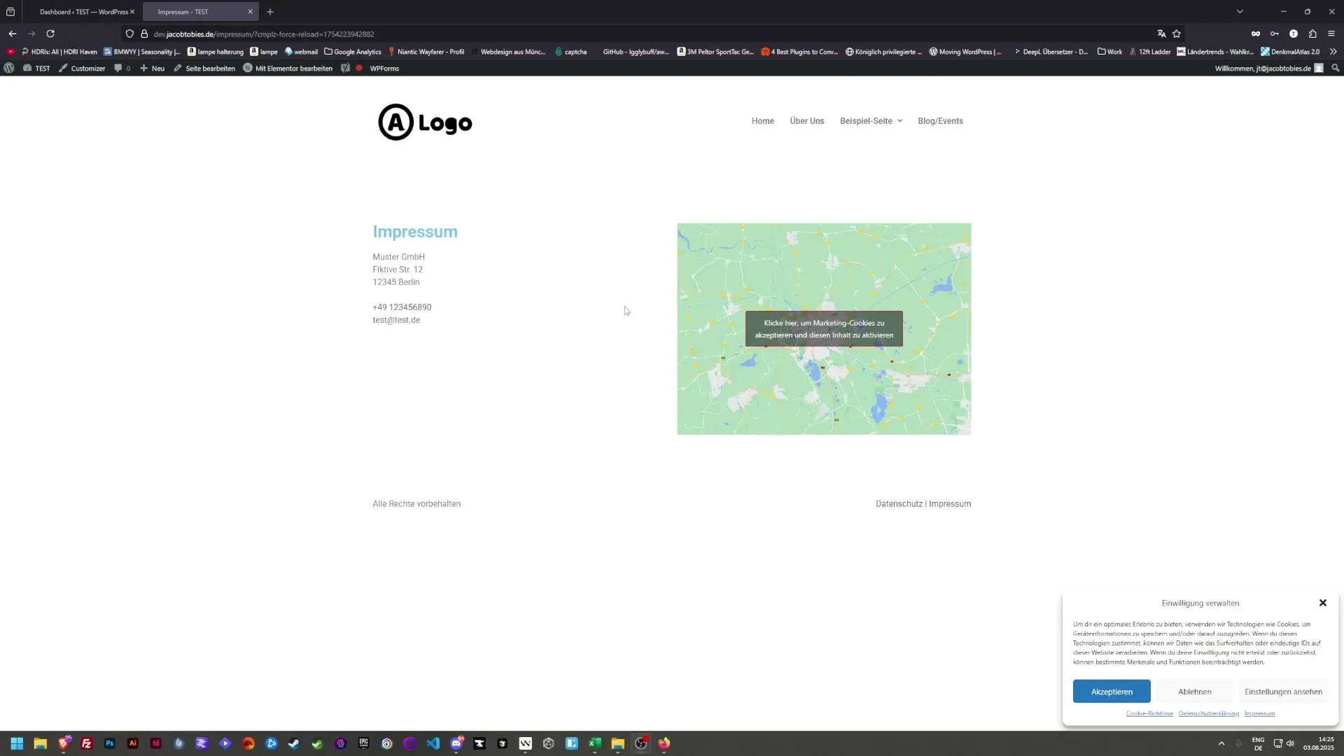 Konfiguration des Cookie-Banners mit Complianz leicht gemacht