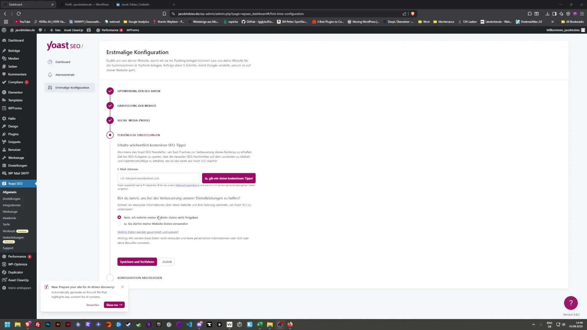Yoast SEO konfigurieren &ndash; Schritt f&uuml;r Schritt Anleitung zur optimalen SEO