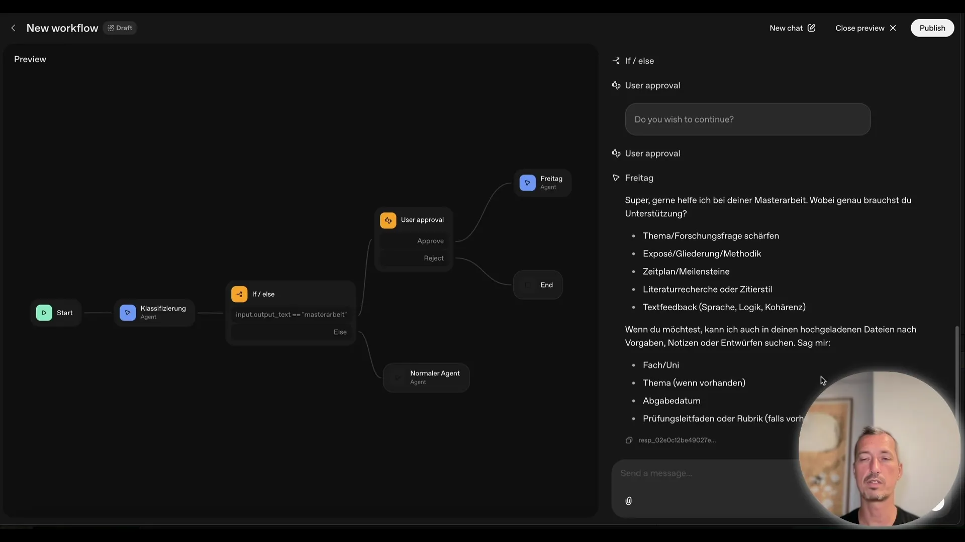 Logic and approval for intelligent agents
