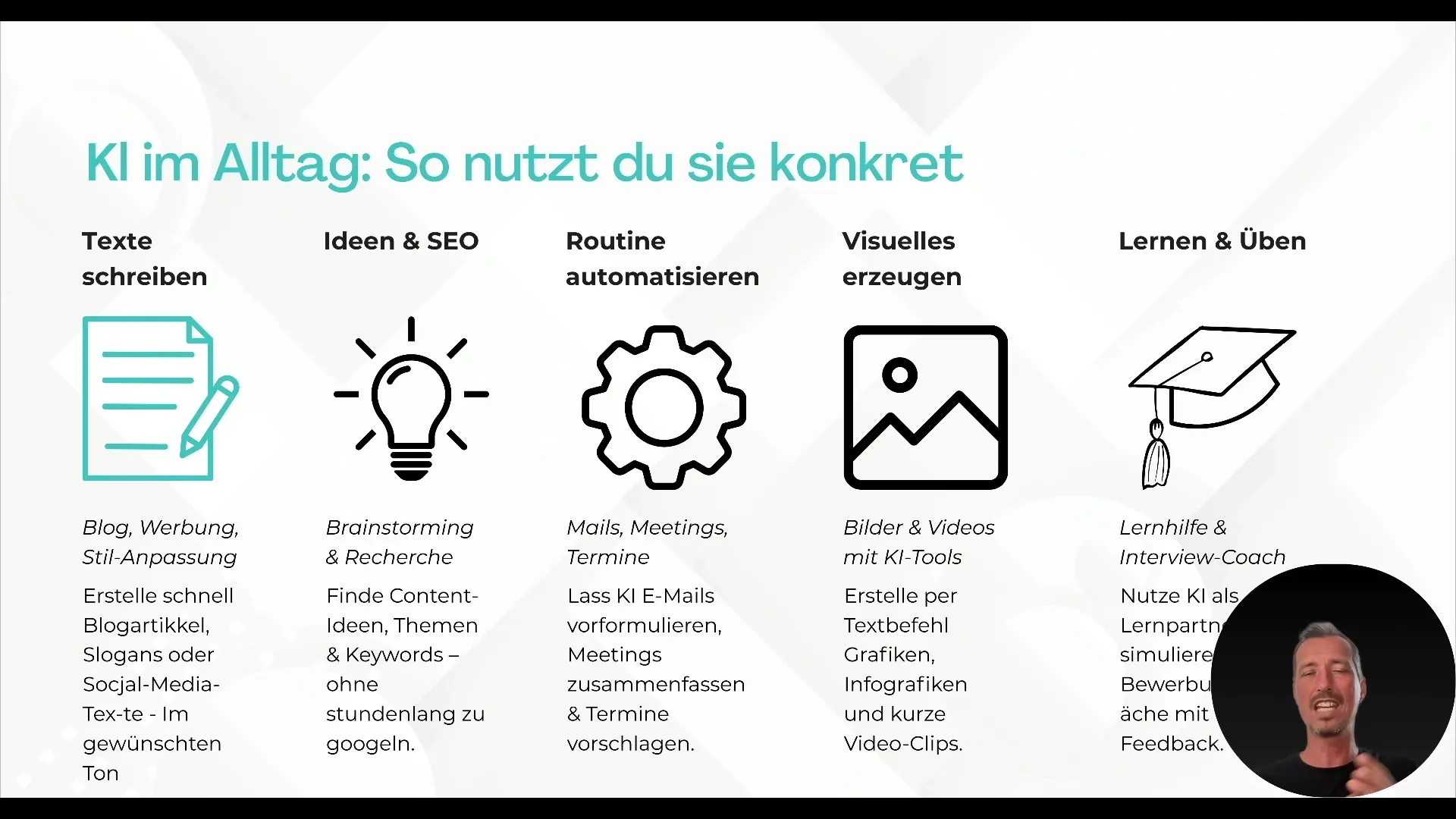 Artificial Intelligence: Efficient Assistance in Everyday Life