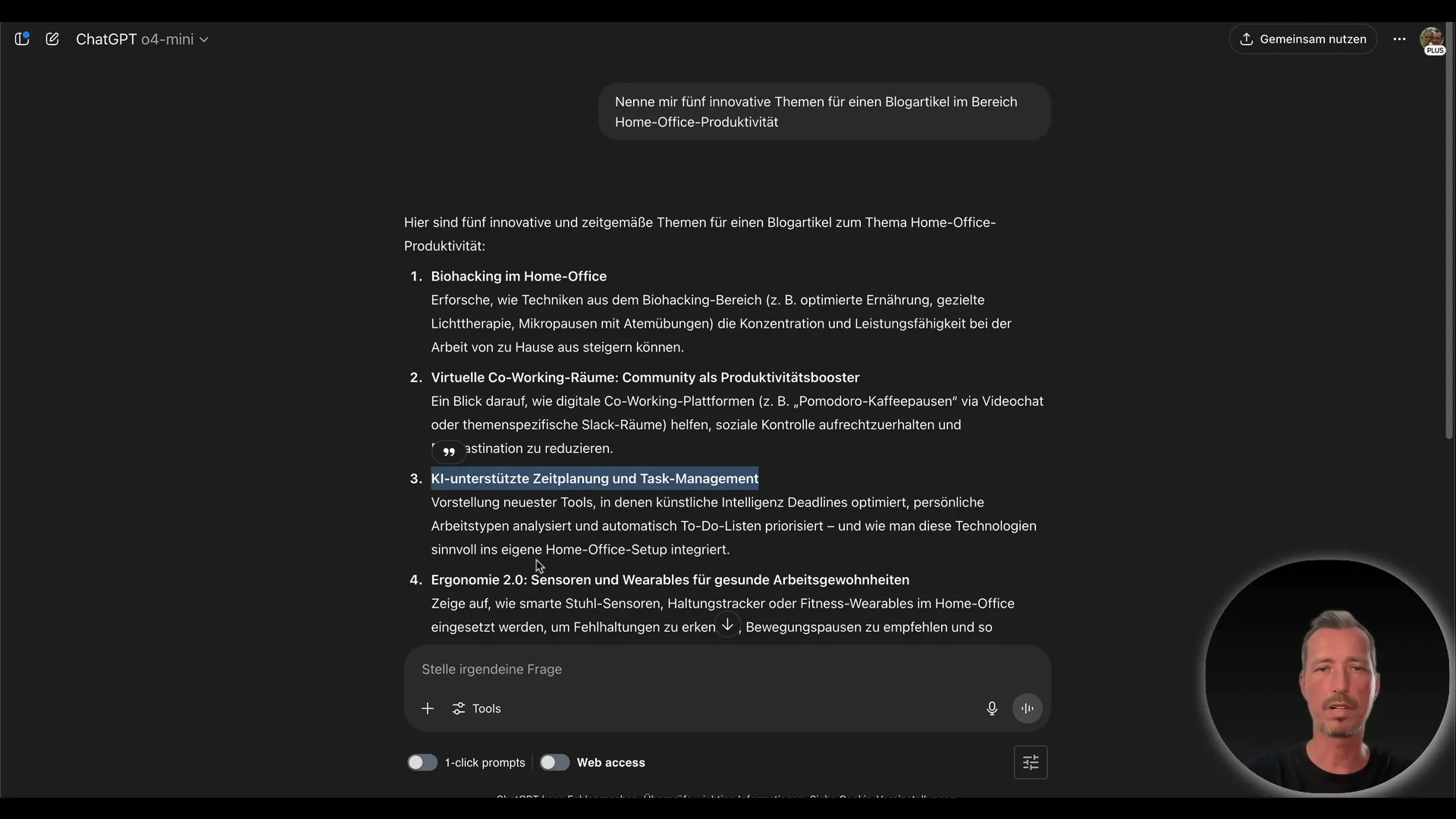 Artificial Intelligence: Efficient Assistance in Everyday Life